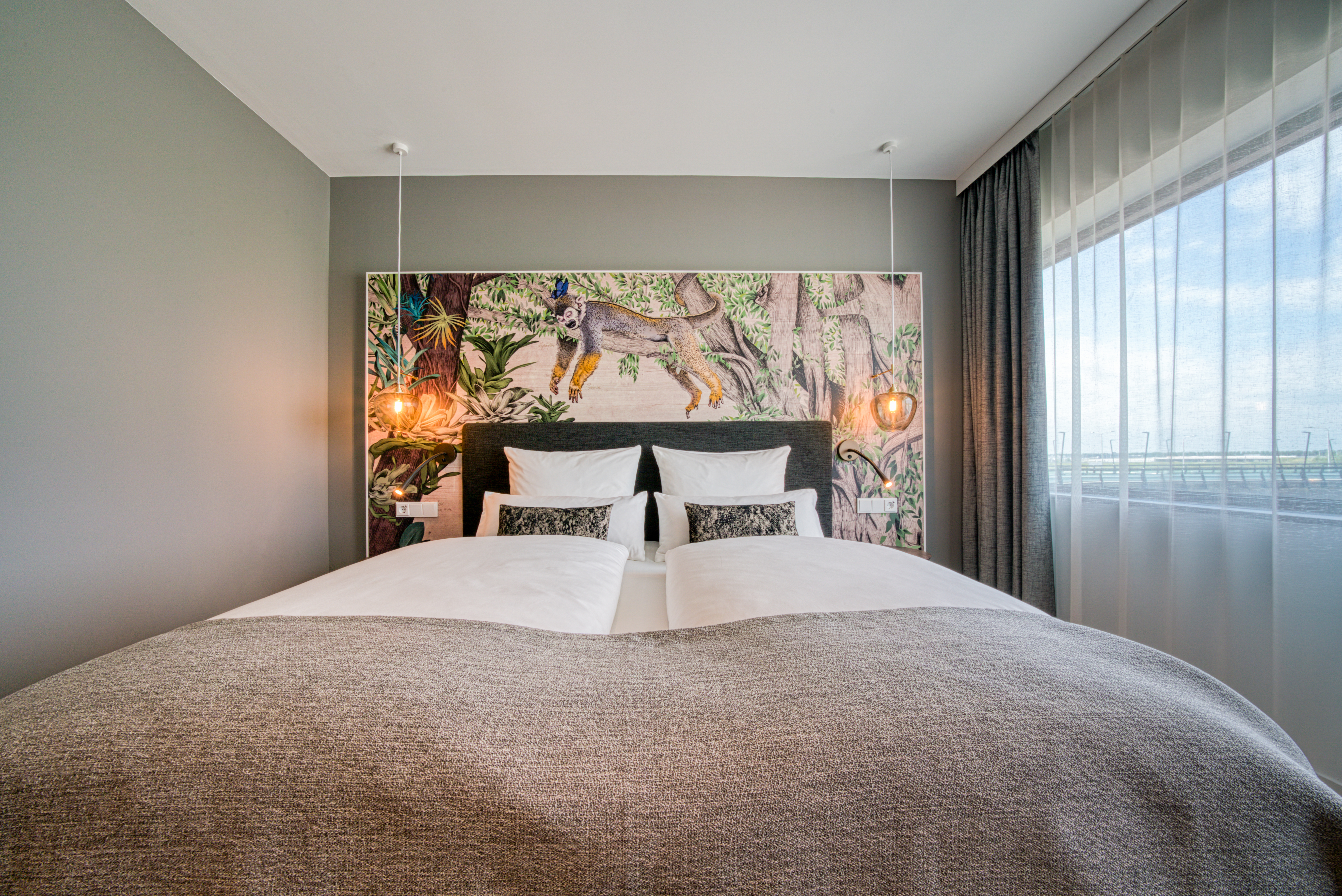 Guest room at the Vienna House Easy by Wyndham Amsterdam Airport in Hoofddorp, Other than US/Canada