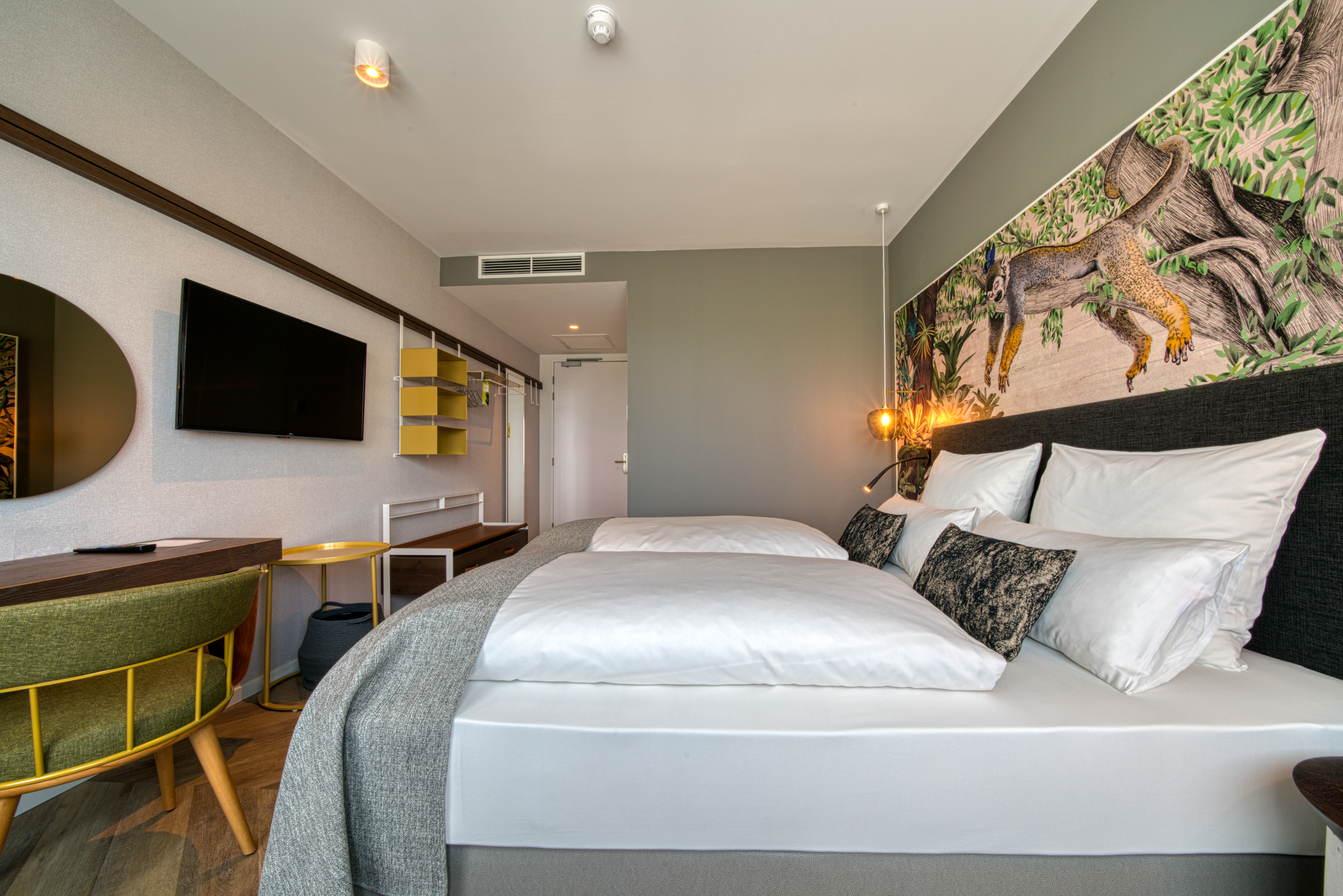 Guest room at the Vienna House Easy by Wyndham Amsterdam Airport in Hoofddorp, Other than US/Canada