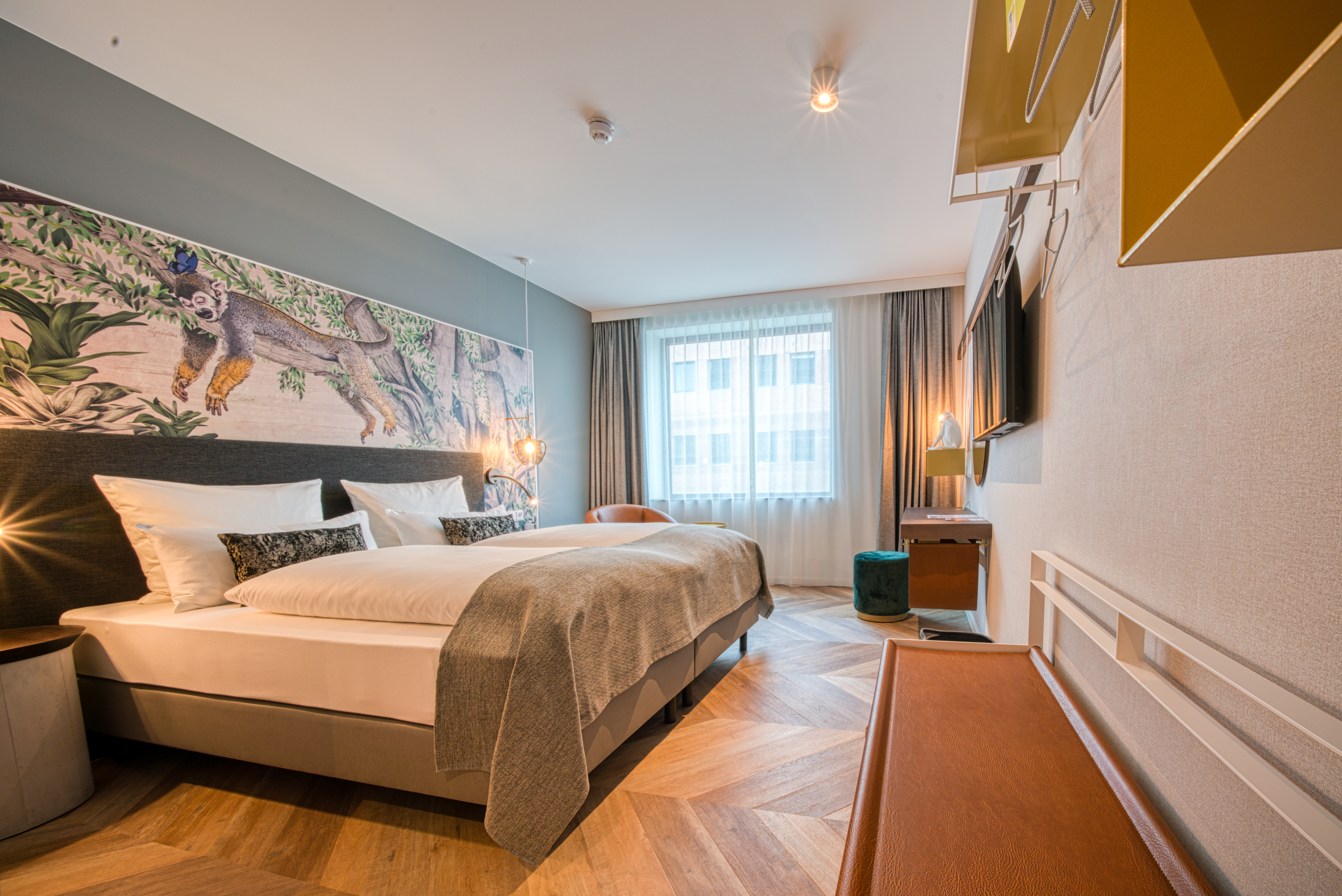 Guest room at the Vienna House Easy by Wyndham Amsterdam Airport in Hoofddorp, Other than US/Canada