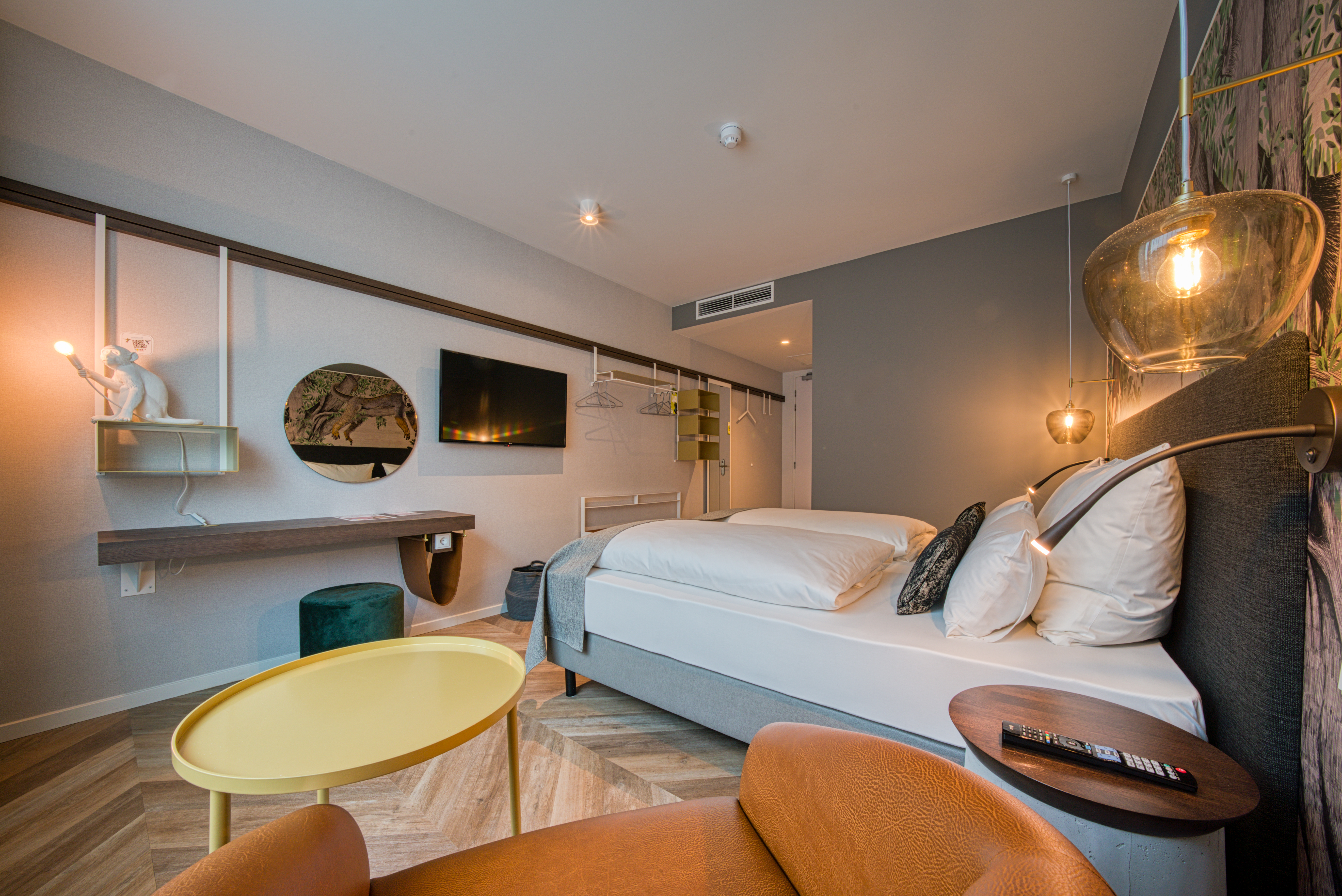 Guest room at the Vienna House Easy by Wyndham Amsterdam Airport in Hoofddorp, Other than US/Canada