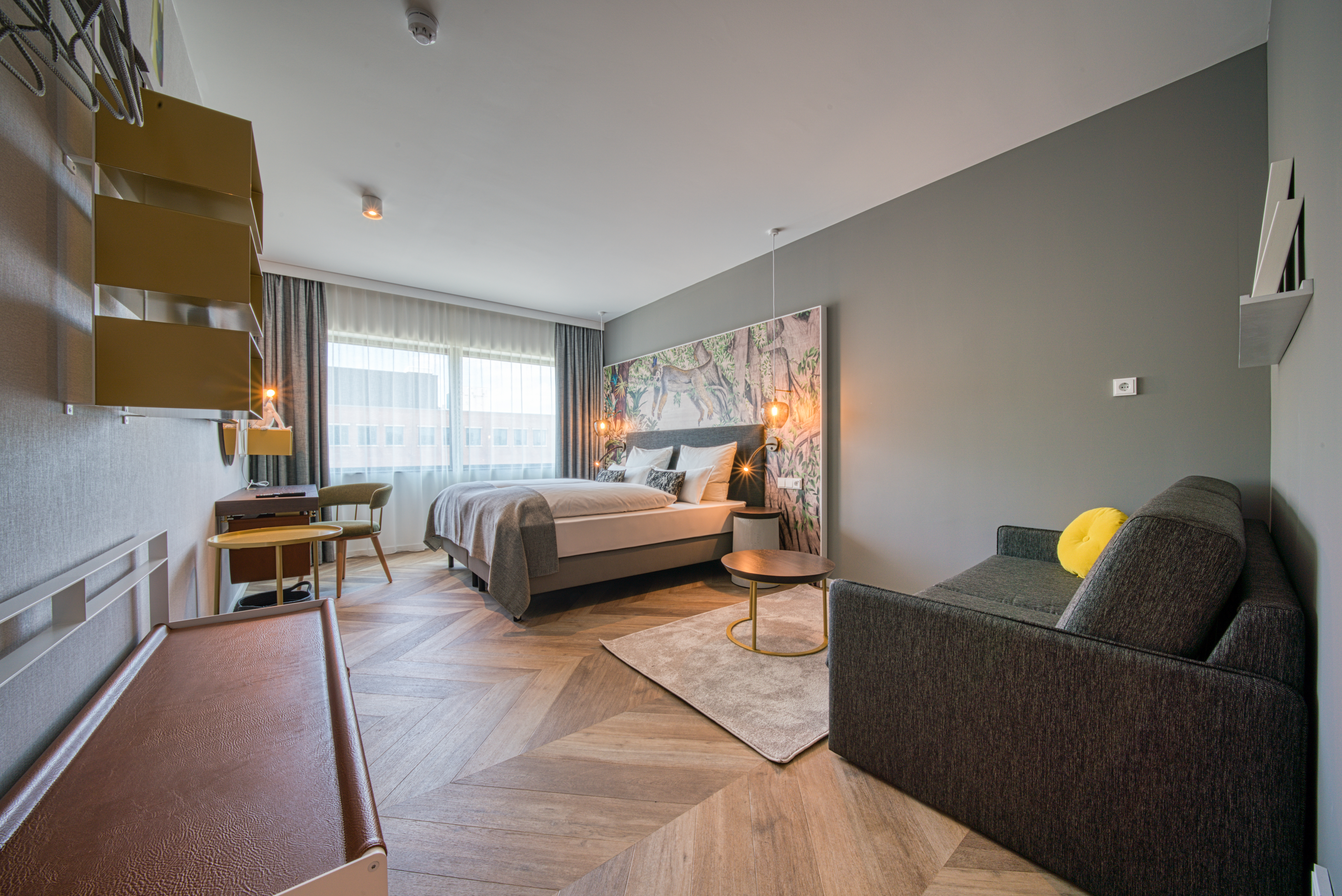 Guest room at the Vienna House Easy by Wyndham Amsterdam Airport in Hoofddorp, Other than US/Canada