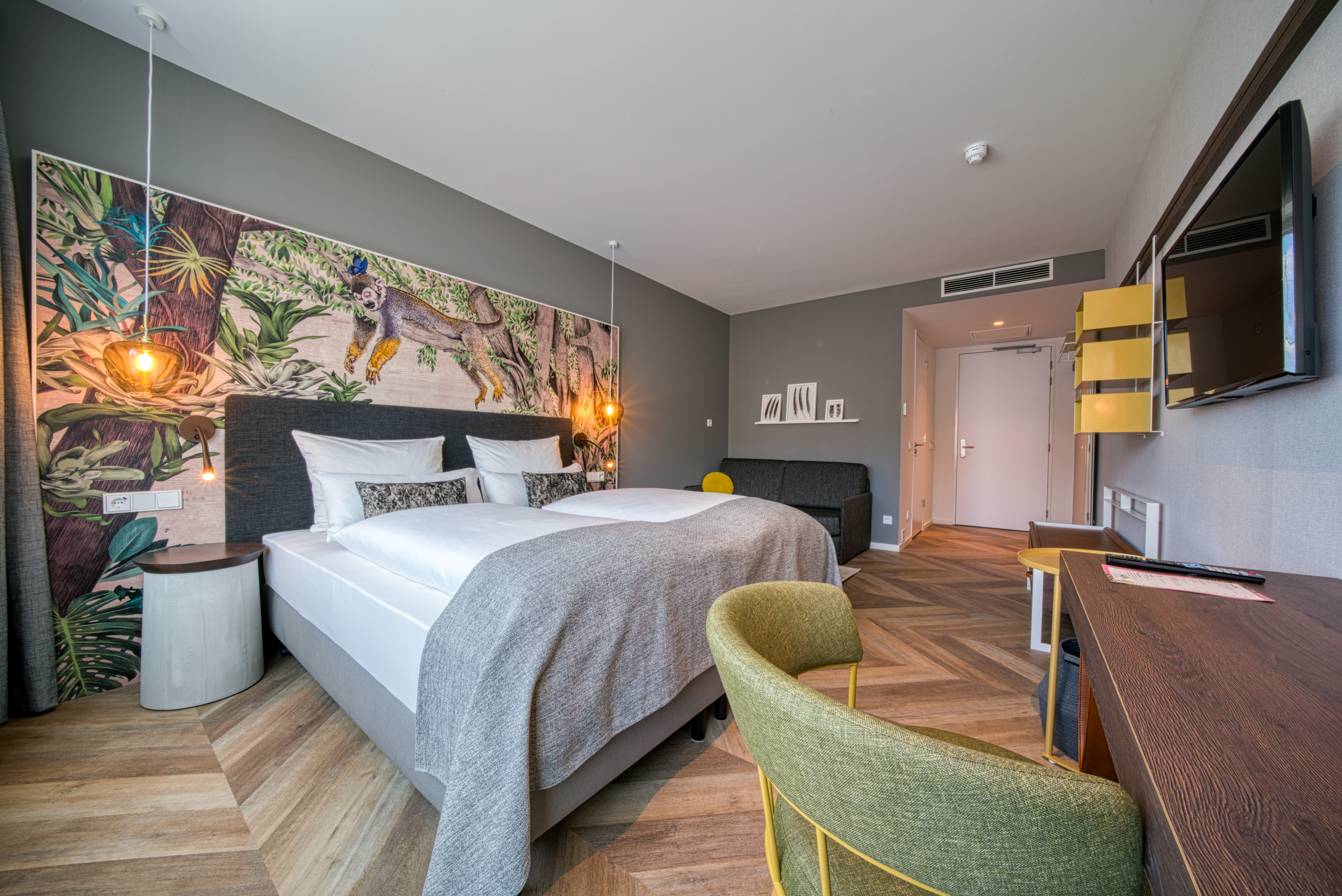 Guest room at the Vienna House Easy by Wyndham Amsterdam Airport in Hoofddorp, Other than US/Canada