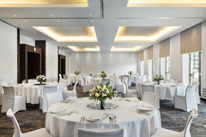 Meeting room banquet rounds at Vienna House by Wyndham Andel's Cracow in Cracow, Other than US/Canada