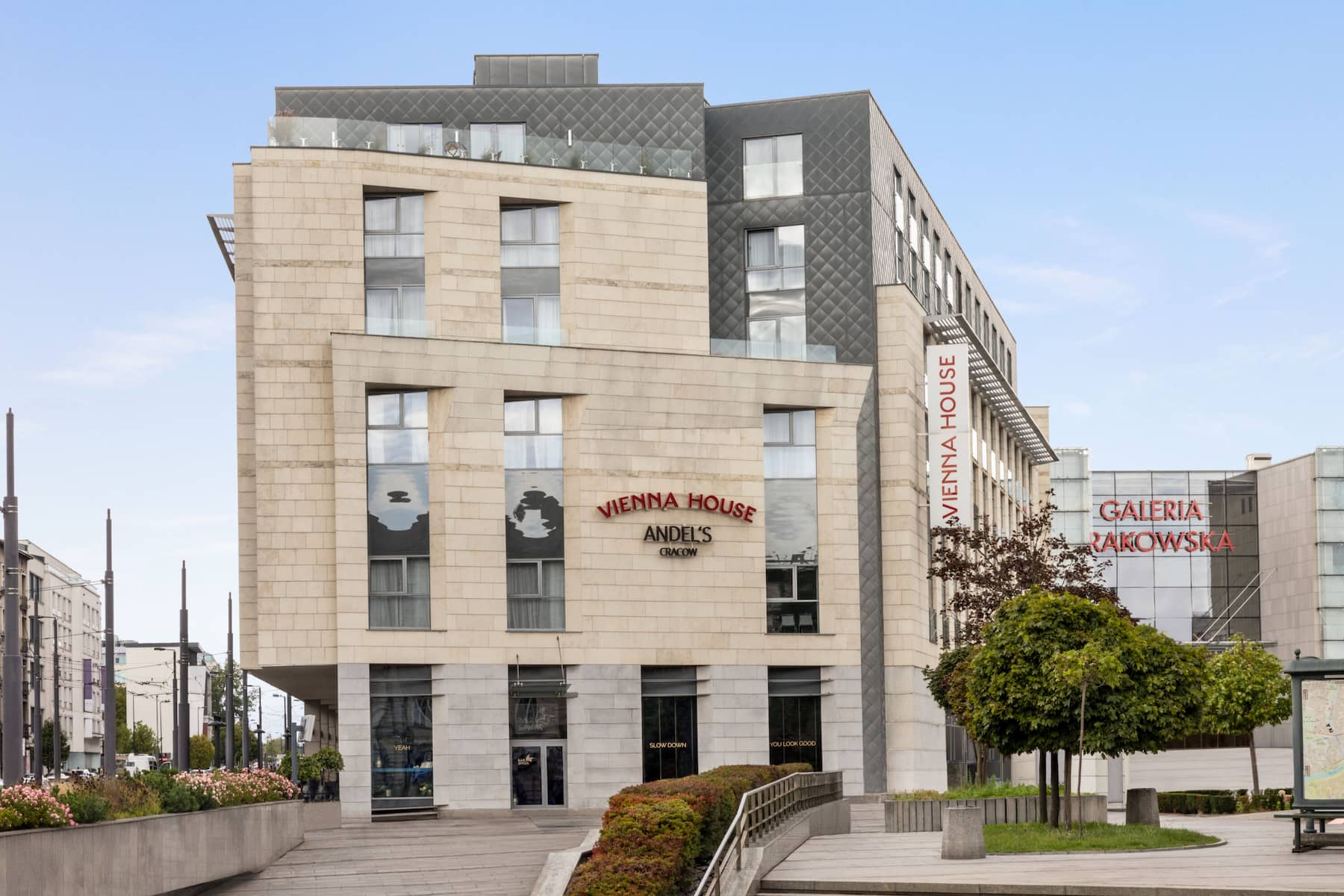 Exterior of Vienna House by Wyndham Andel's Cracow hotel in Cracow, Other than US/Canada