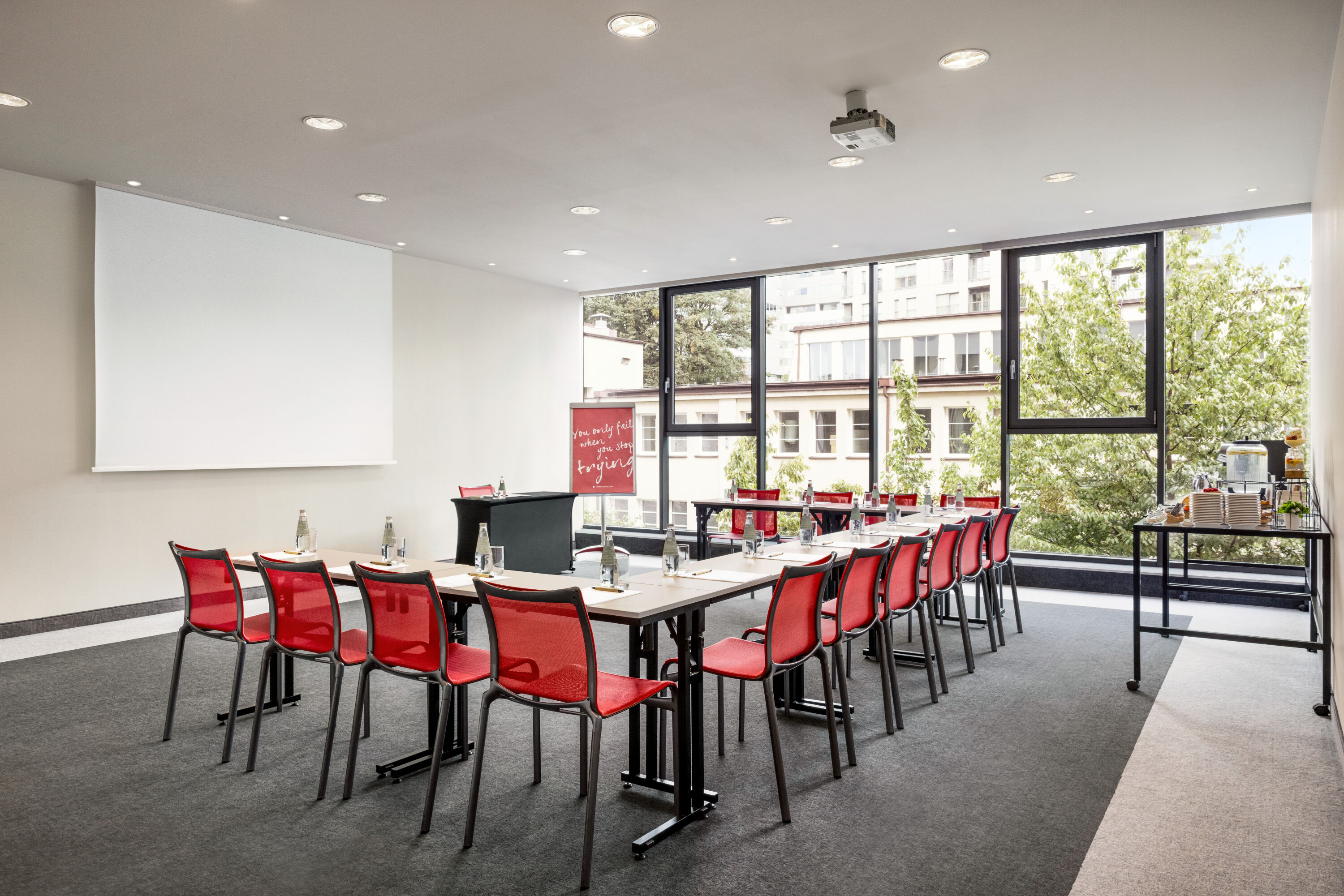 U-shape meeting room at Vienna House Easy by Wyndham Katowice in Katowice, Other than US/Canada