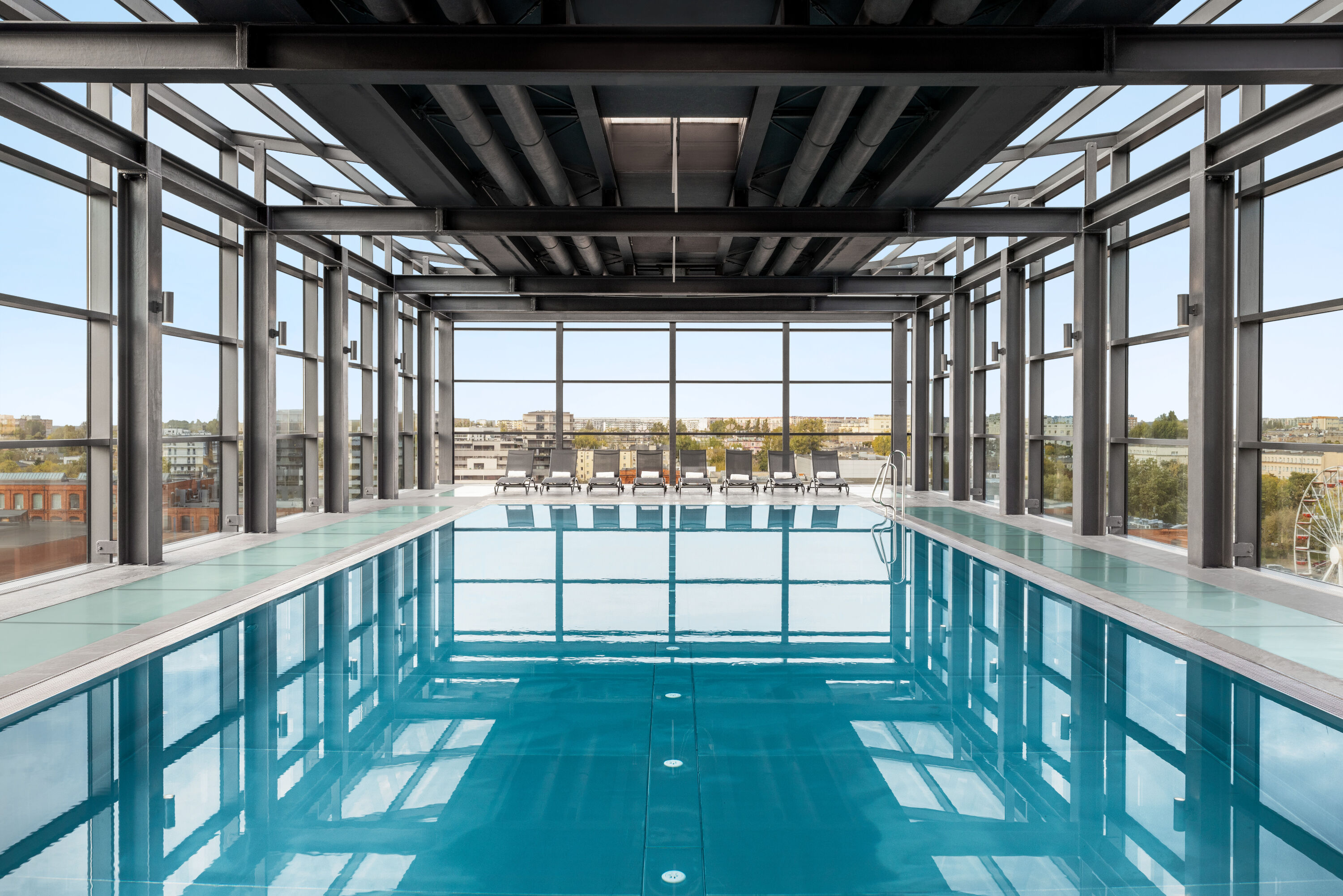 Indoor pool at the Vienna House by Wyndham Andel's Lodz in Lodz, Other than US/Canada