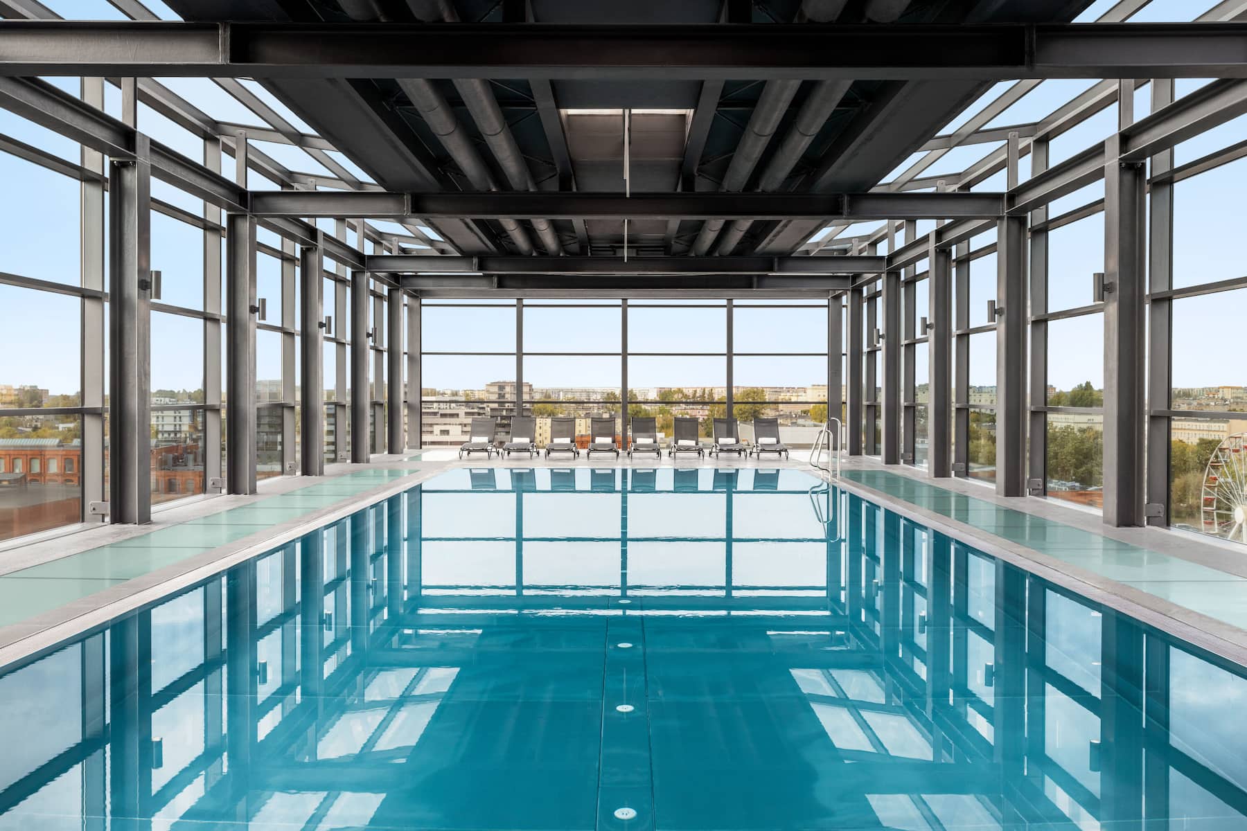 Indoor pool at the Vienna House by Wyndham Andel's Lodz in Lodz, Other than US/Canada