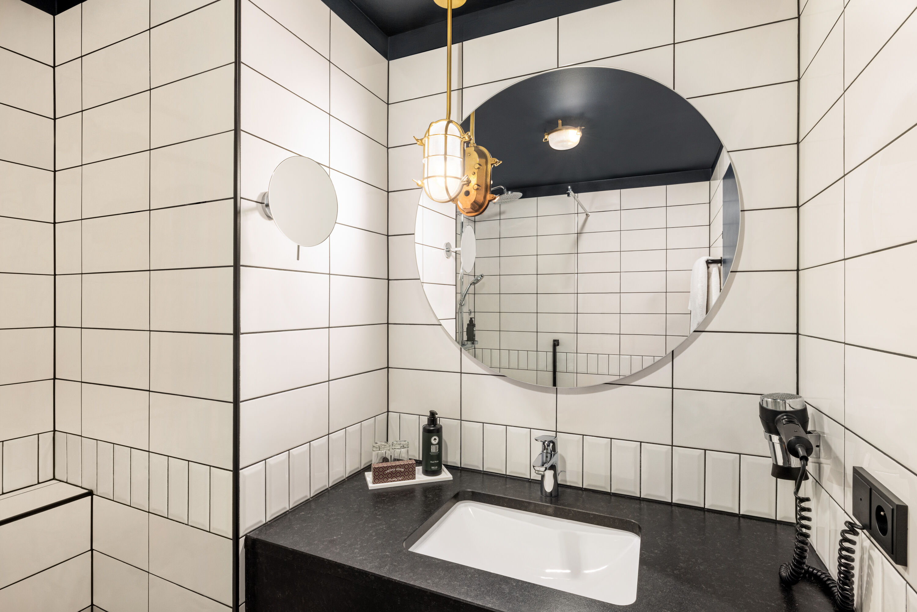 Guest room bath at the Vienna House by Wyndham Amber Baltic Miedzyzdroje in Miedzyzdroje, Other than US/Canada