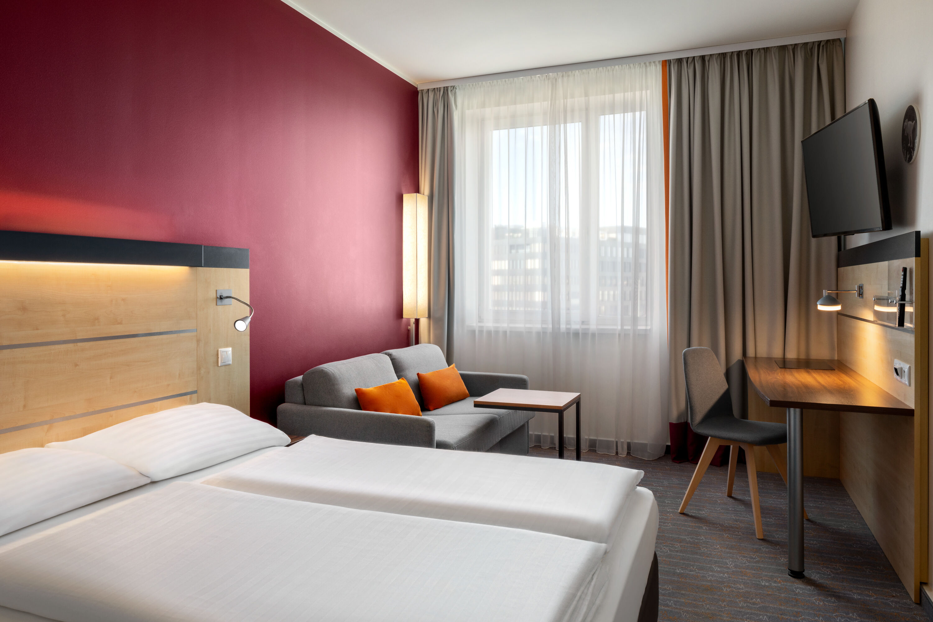 Guest room at the Vienna House Easy by Wyndham Bratislava in Bratislava, Other than US/Canada