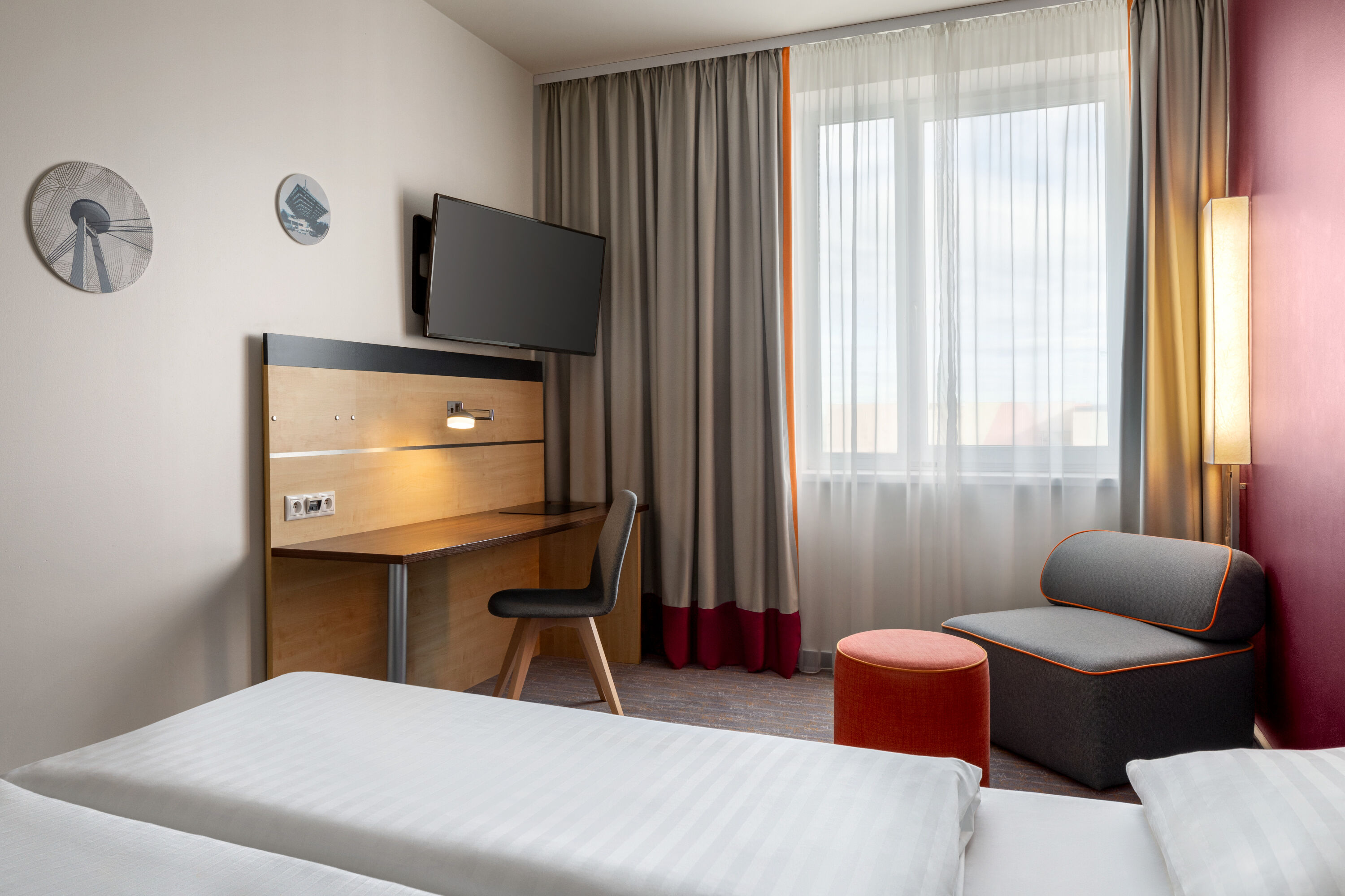 Guest room at the Vienna House Easy by Wyndham Bratislava in Bratislava, Other than US/Canada