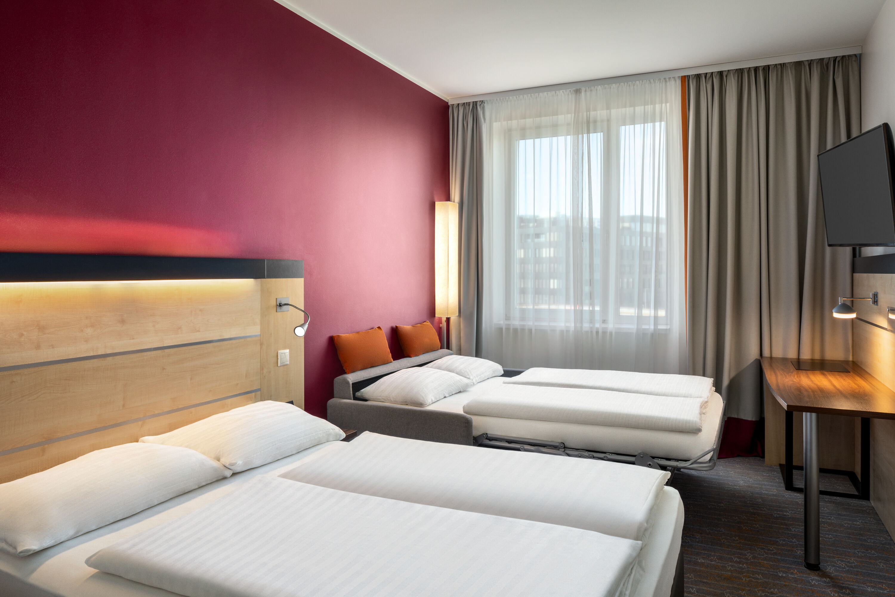 Guest room at the Vienna House Easy by Wyndham Bratislava in Bratislava, Other than US/Canada