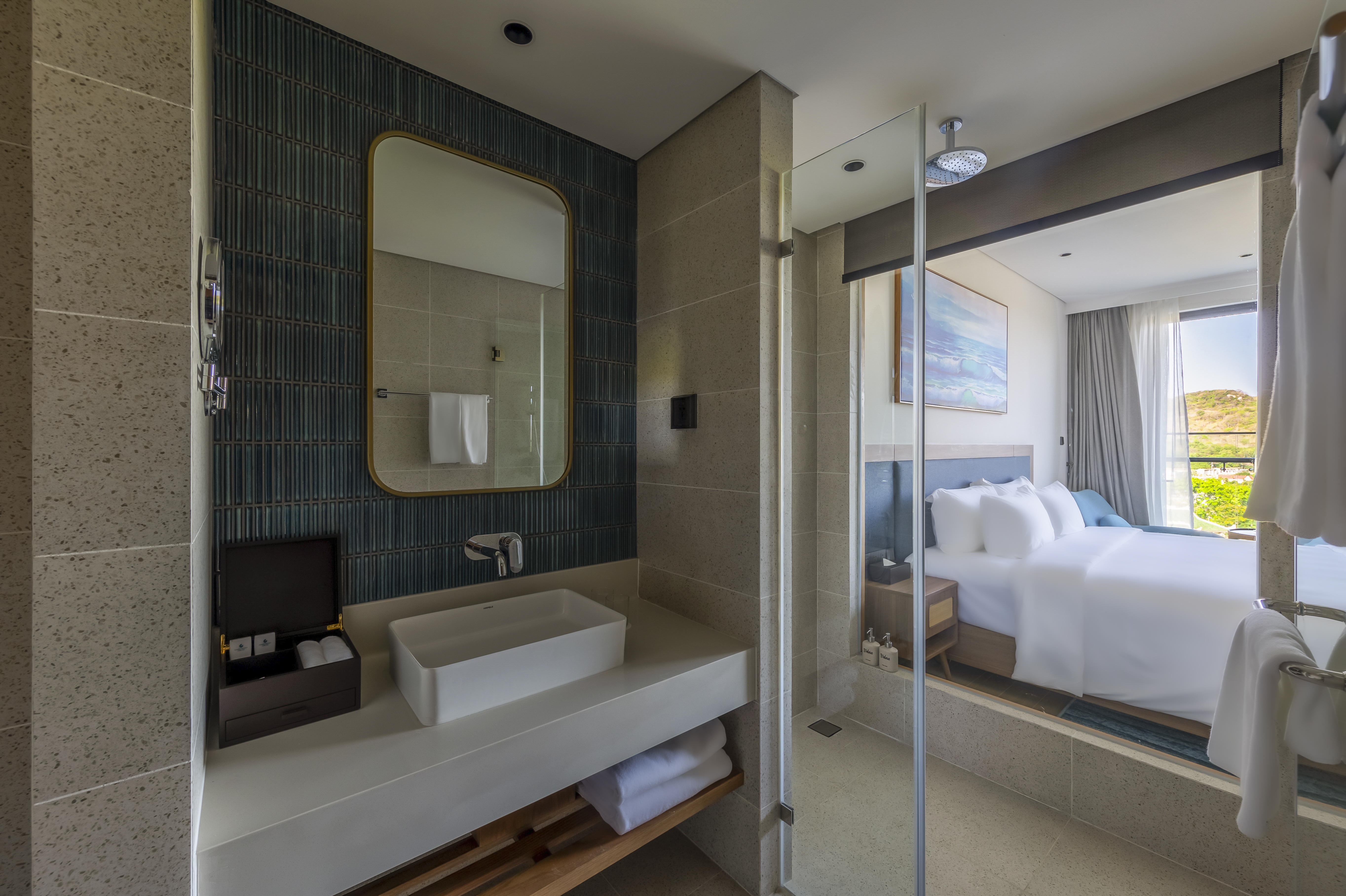 Guest room bath at the Vienna House by wyndham Vung Tau Charm Long Hai in Ho Chi Minh, Other than US/Canada