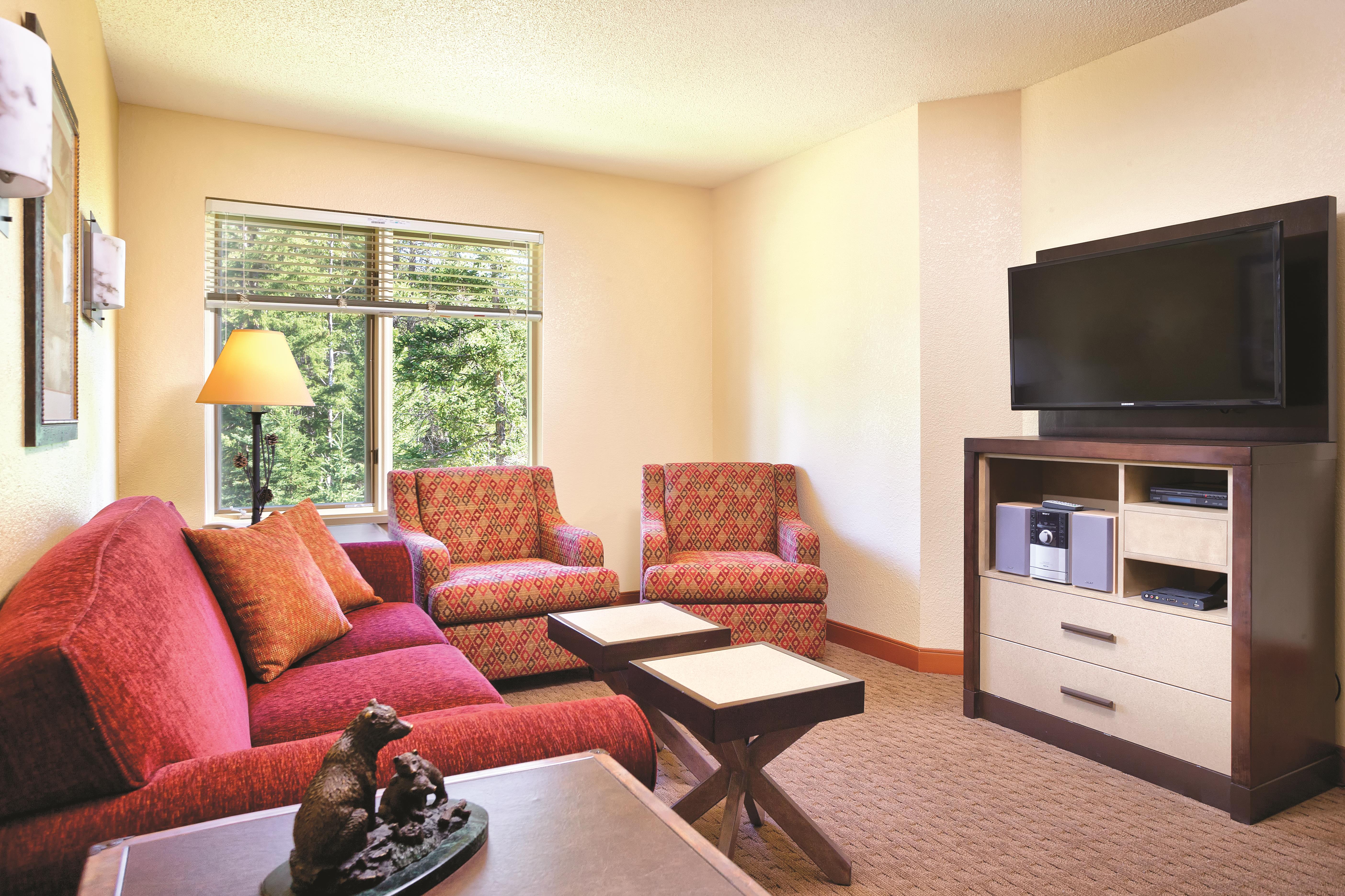 Guest room at the WorldMark Canmore-Banff in Canmore, Alberta