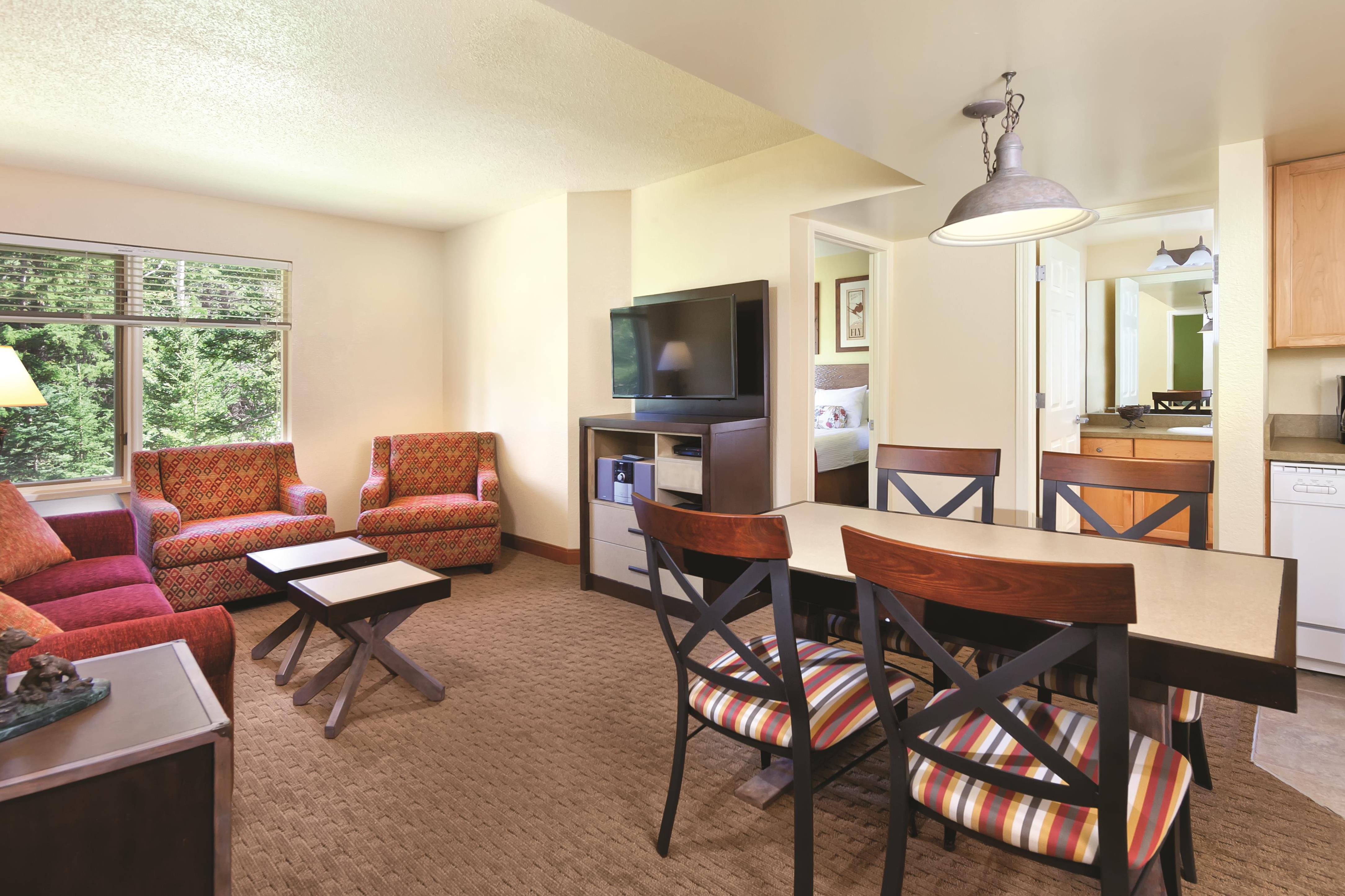 Guest room at the WorldMark Canmore-Banff in Canmore, Alberta
