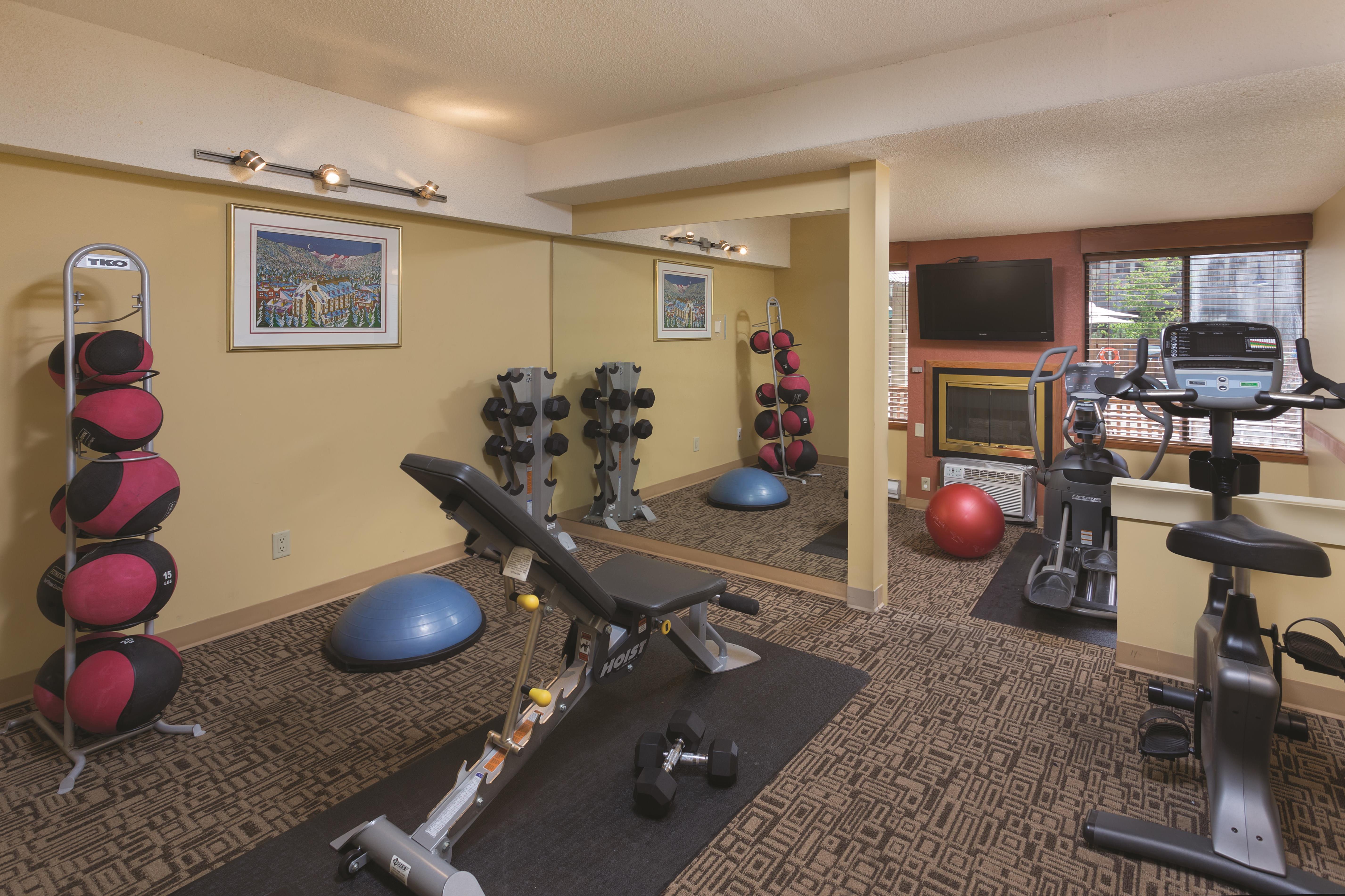 Health club at Mountainside Lodge in Whistler, British Columbia