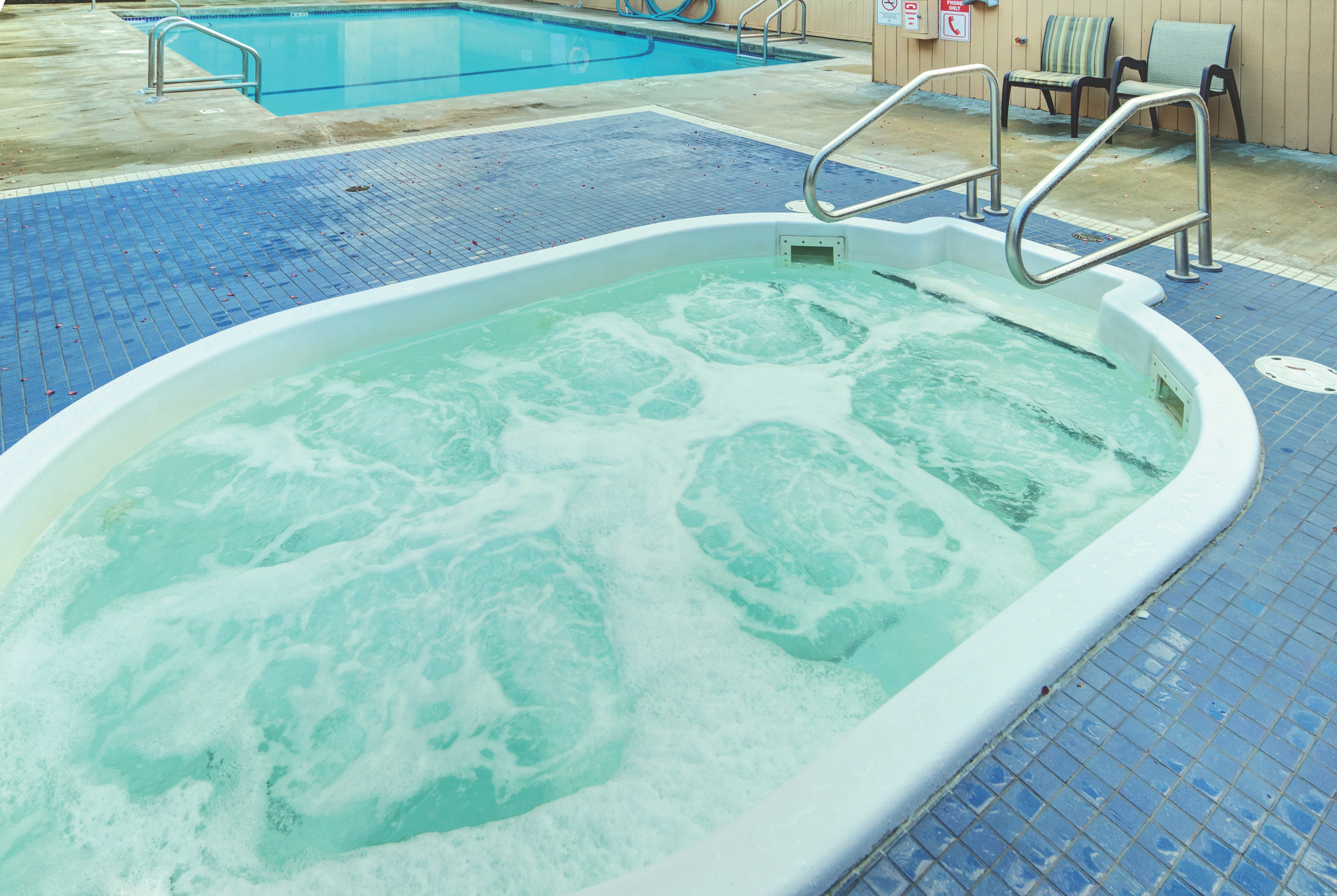 Pool at the Mountainside Lodge in Whistler, British Columbia