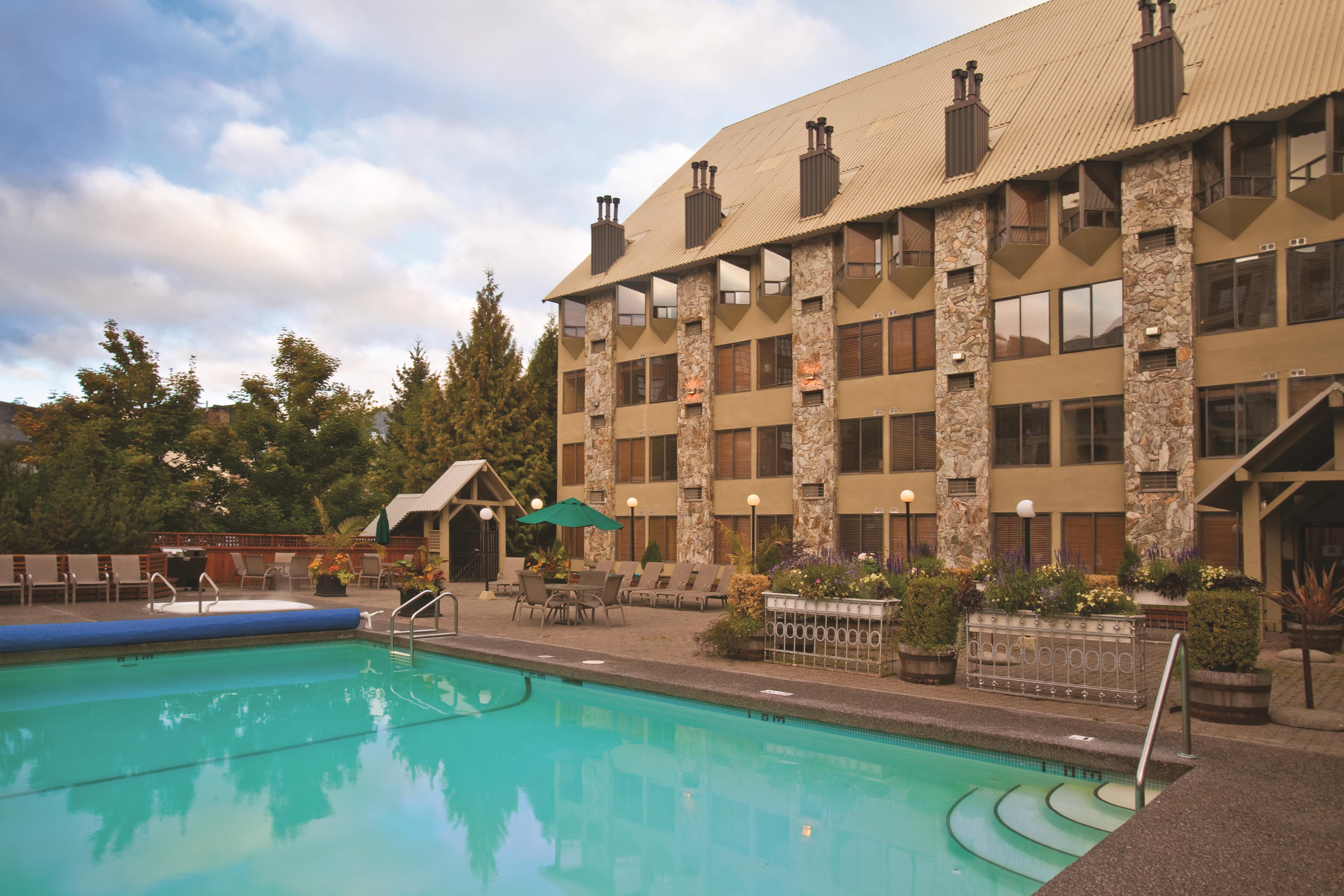 Pool at the Mountainside Lodge in Whistler, British Columbia