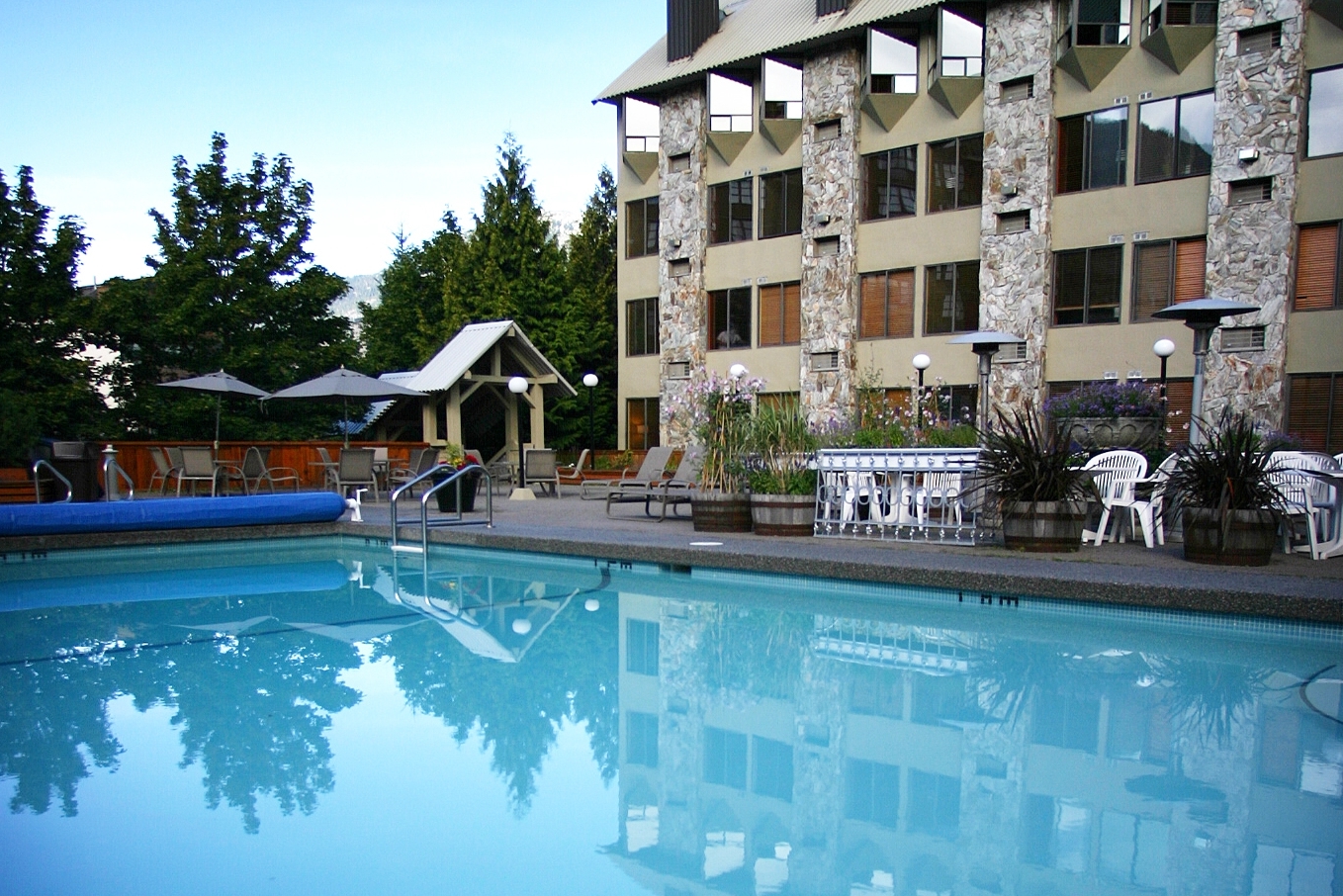 Pool at the Mountainside Lodge in Whistler, British Columbia