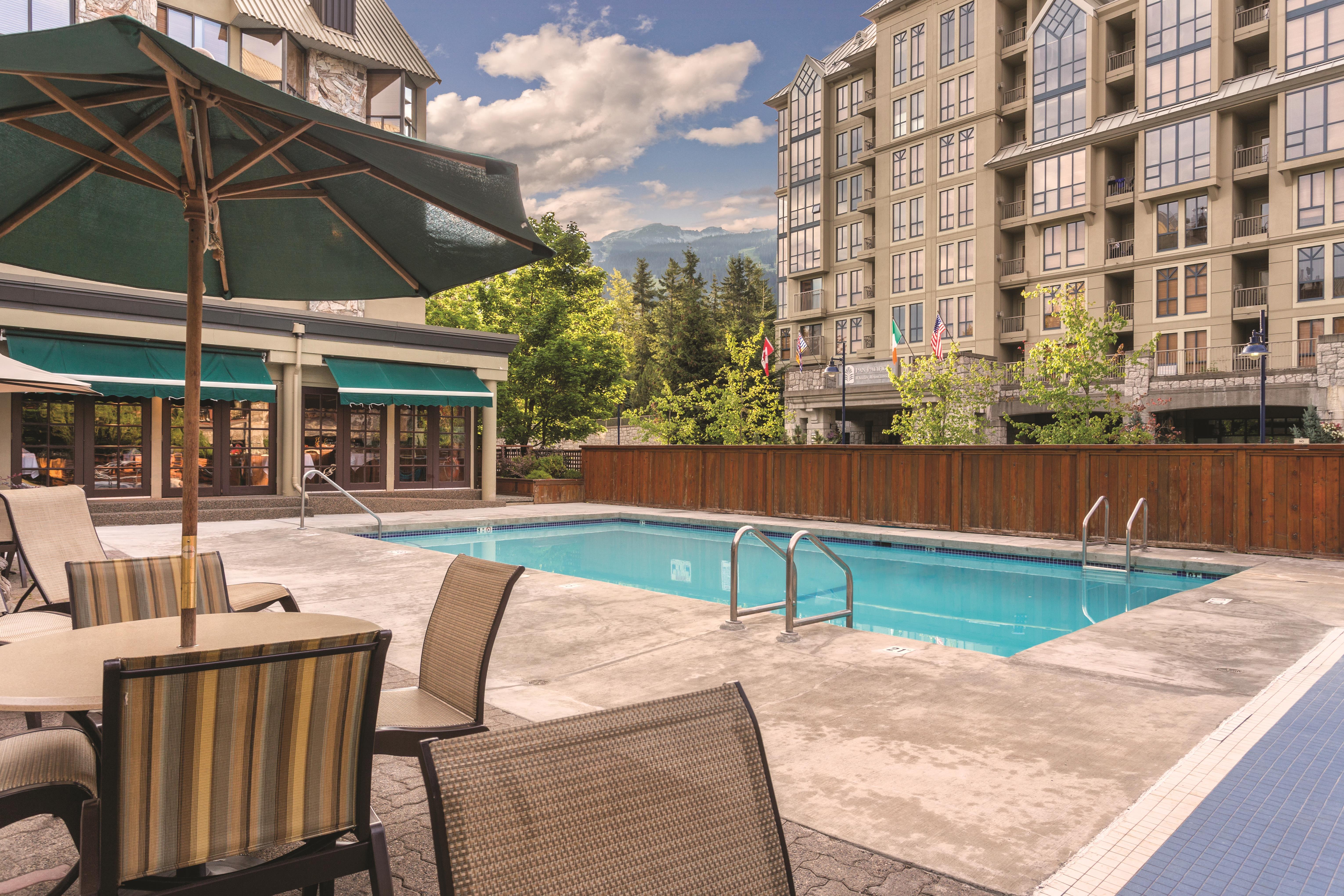 Pool at the Mountainside Lodge in Whistler, British Columbia