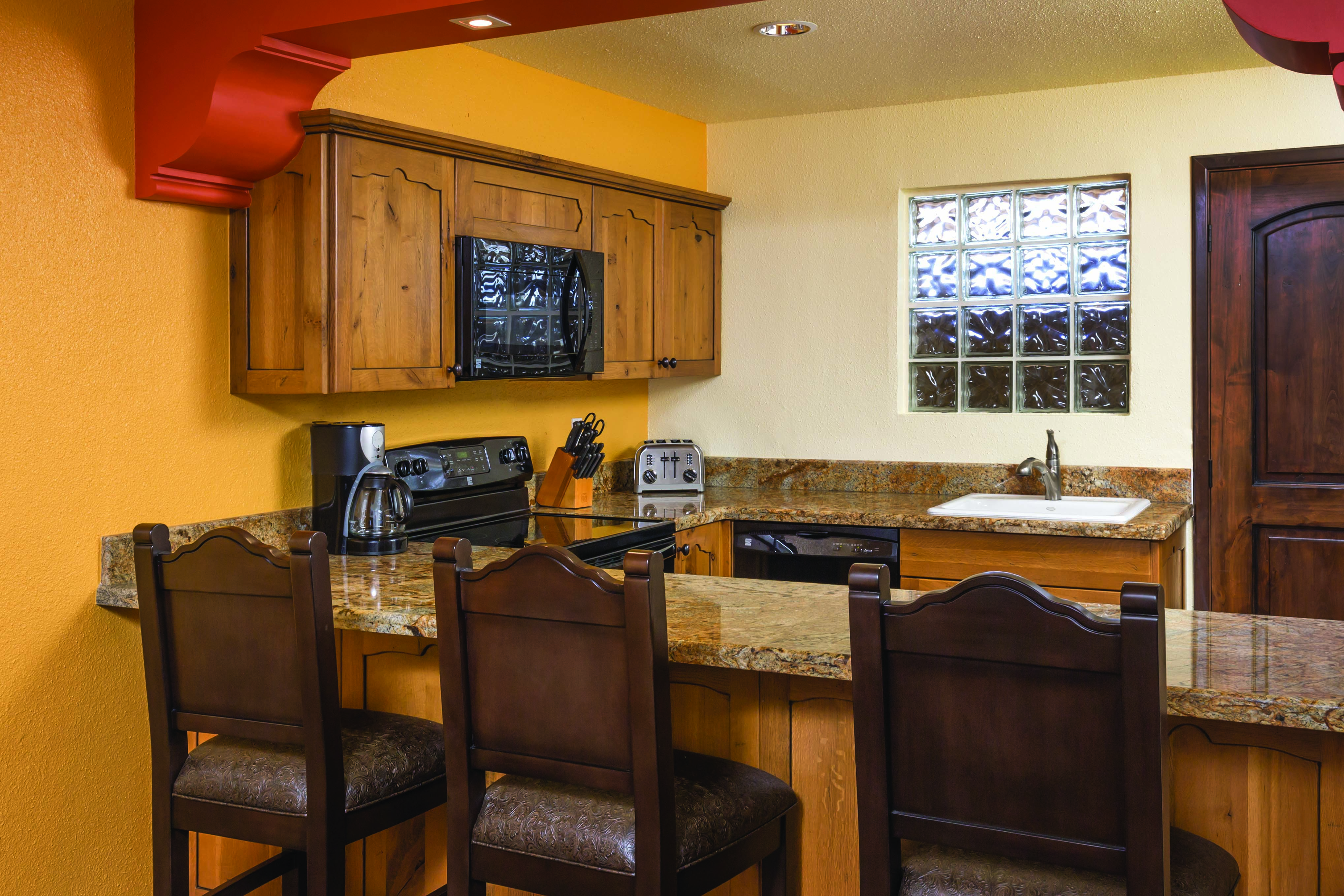 Guest room kitchen at WorldMark Coral Baja in San Jose del Cabo BCS, Other than US/Canada