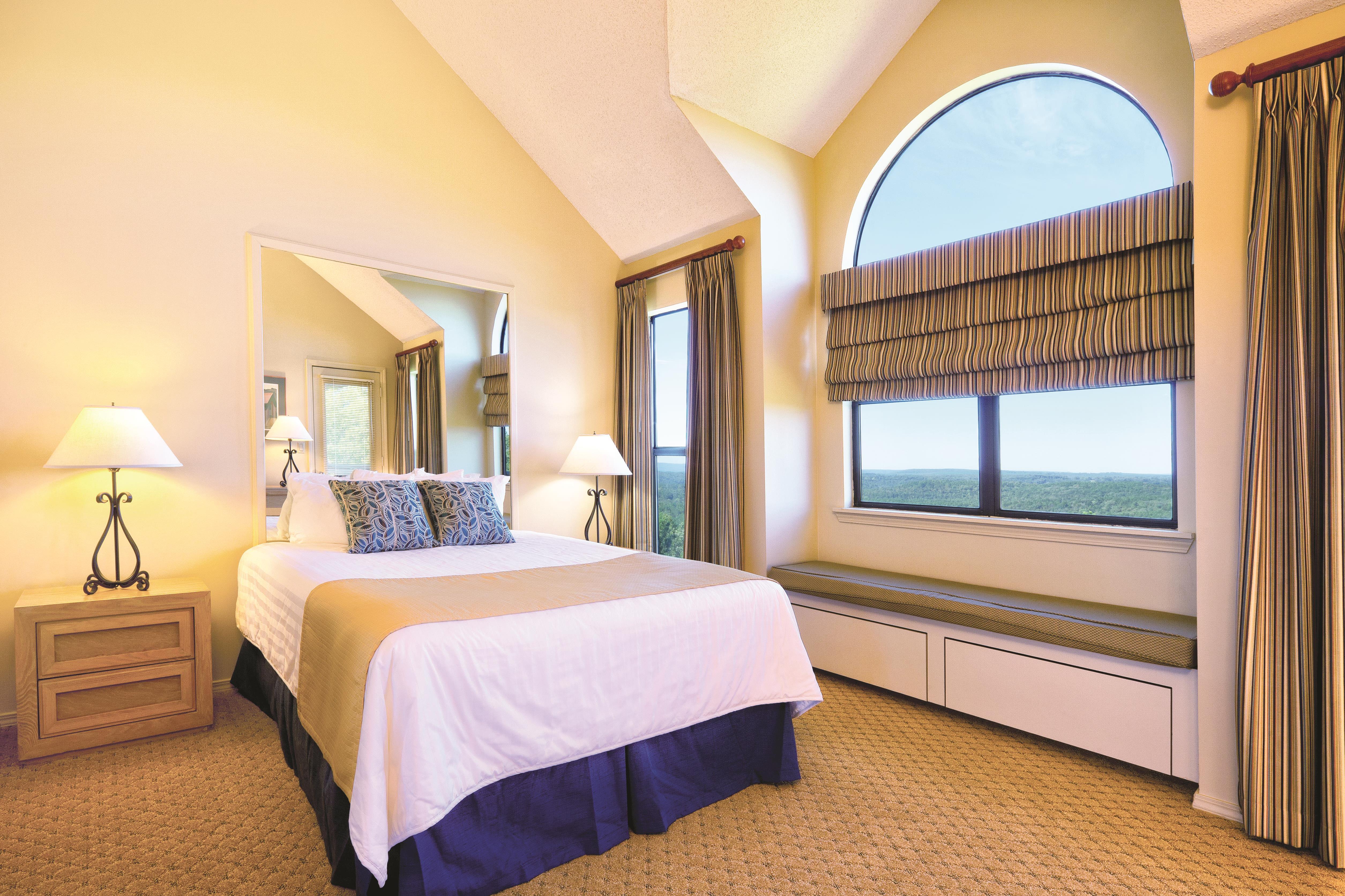 Guest room at the Club Wyndham Resort at Fairfield Bay in Fairfield Bay, Arkansas