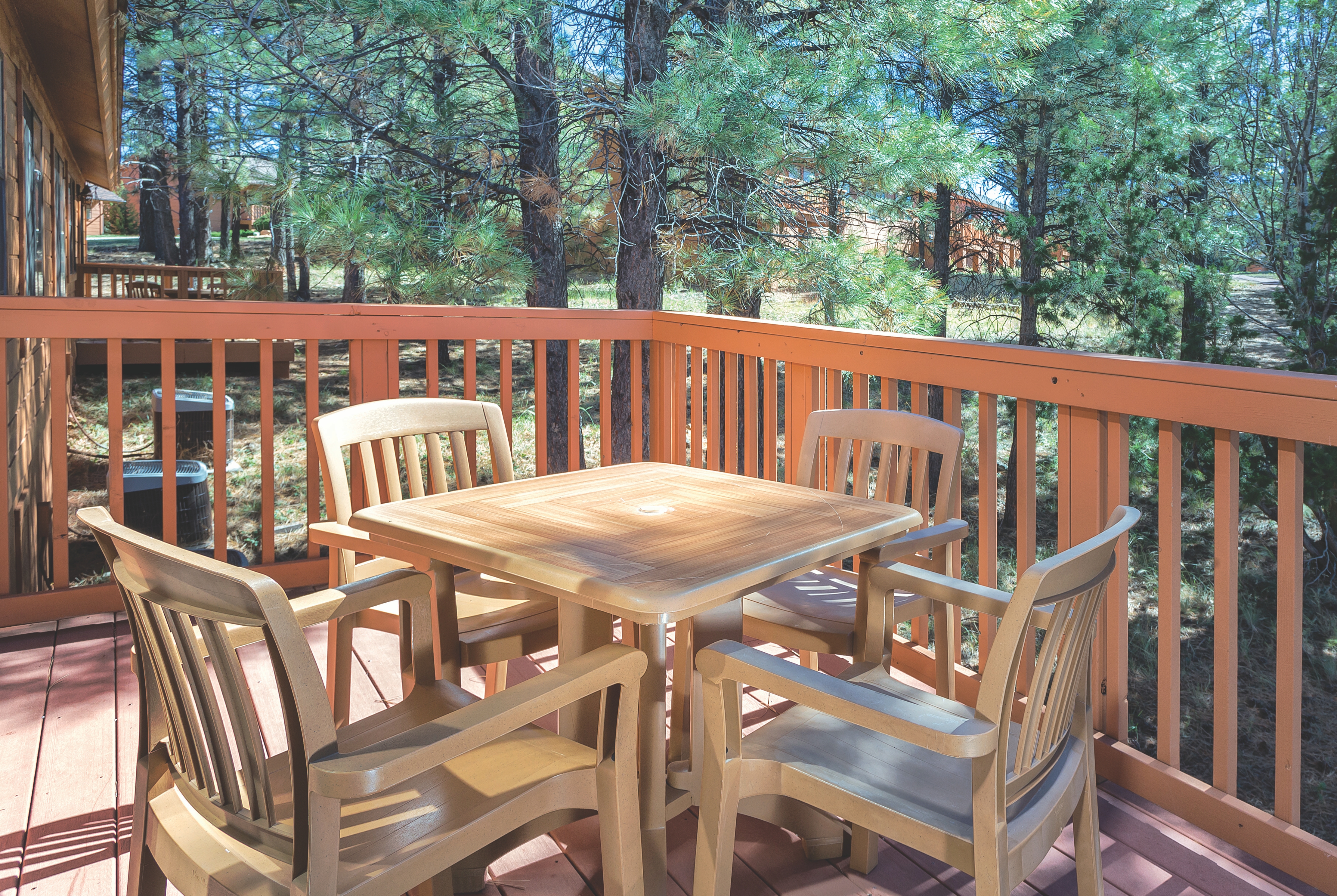 Guest room balcony at Club Wyndham Flagstaff in Flagstaff, Arizona