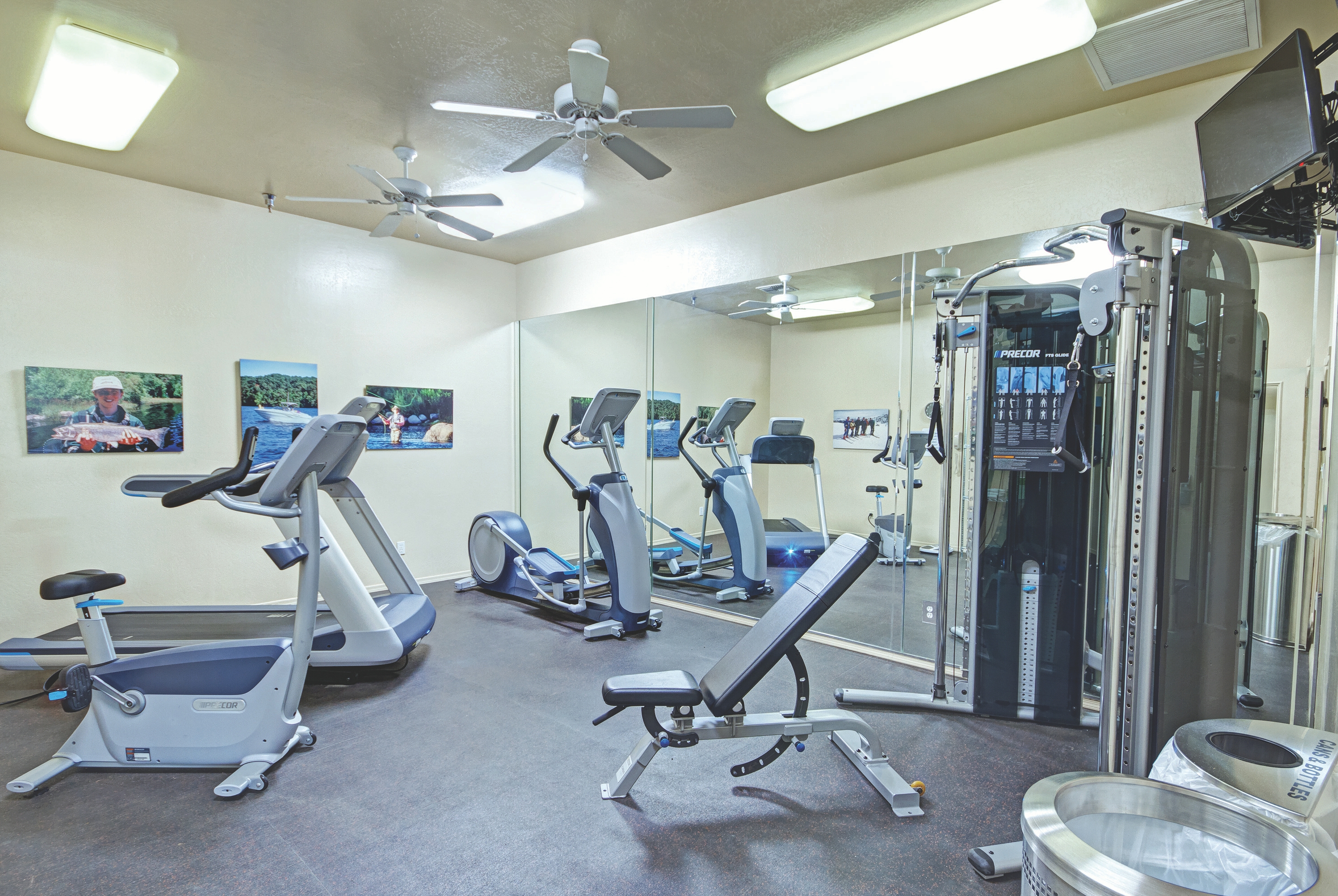 Fitness room at WorldMark Bison Ranch in Overgaard, Arizona