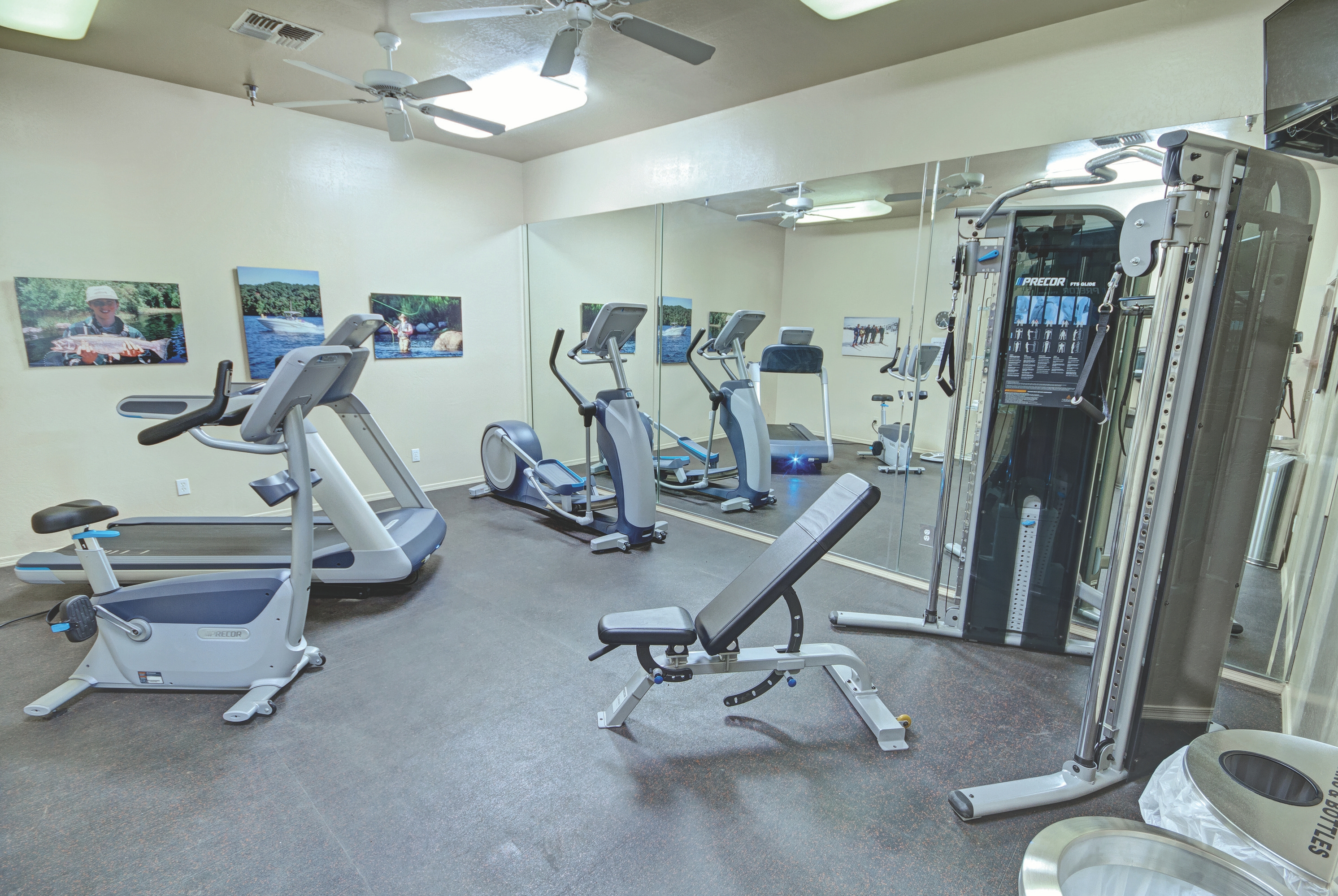 Fitness room at WorldMark Bison Ranch in Overgaard, Arizona