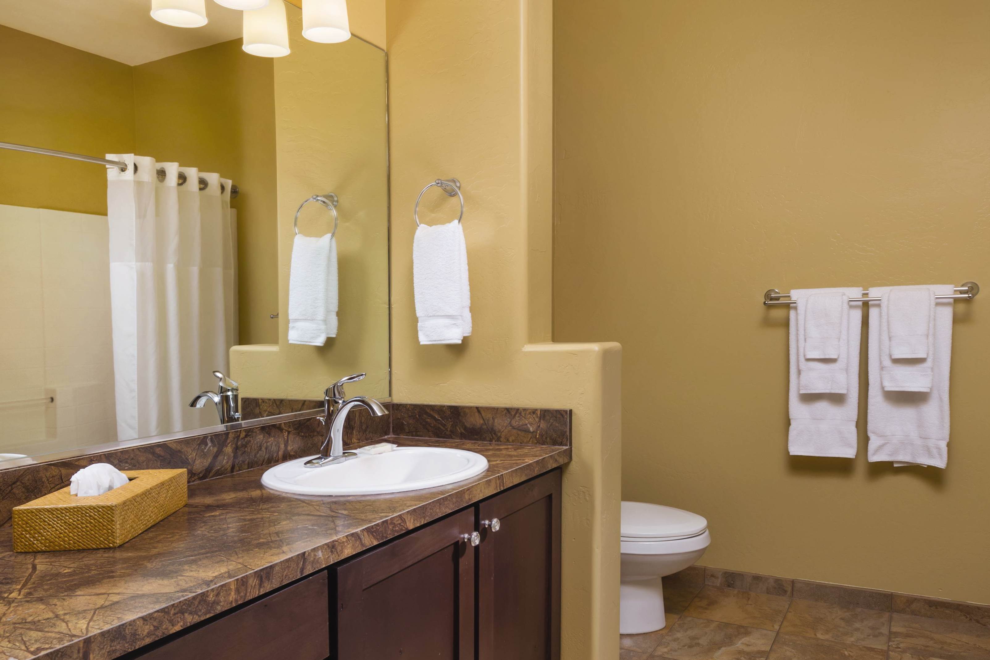 Guest room at the WorldMark Bison Ranch in Overgaard, Arizona