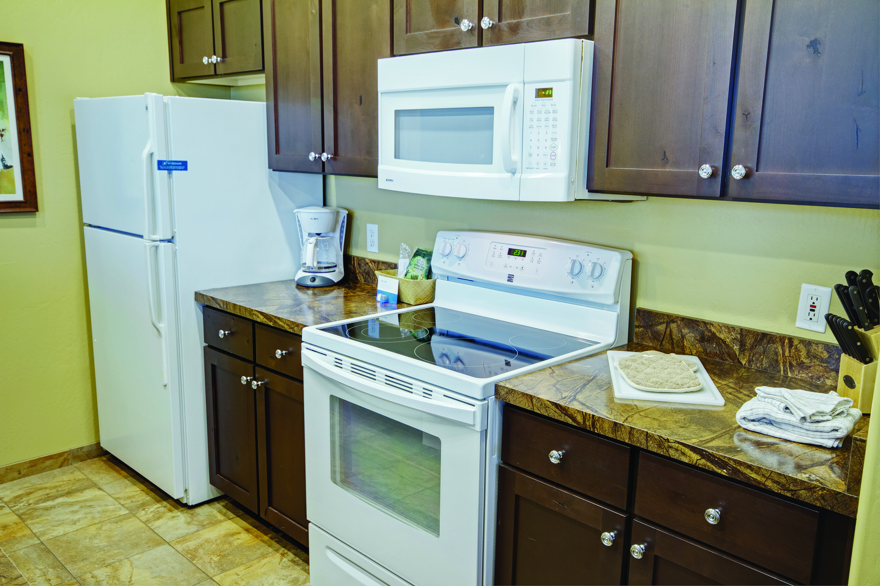 Guest room feature at the WorldMark Bison Ranch in Overgaard, Arizona