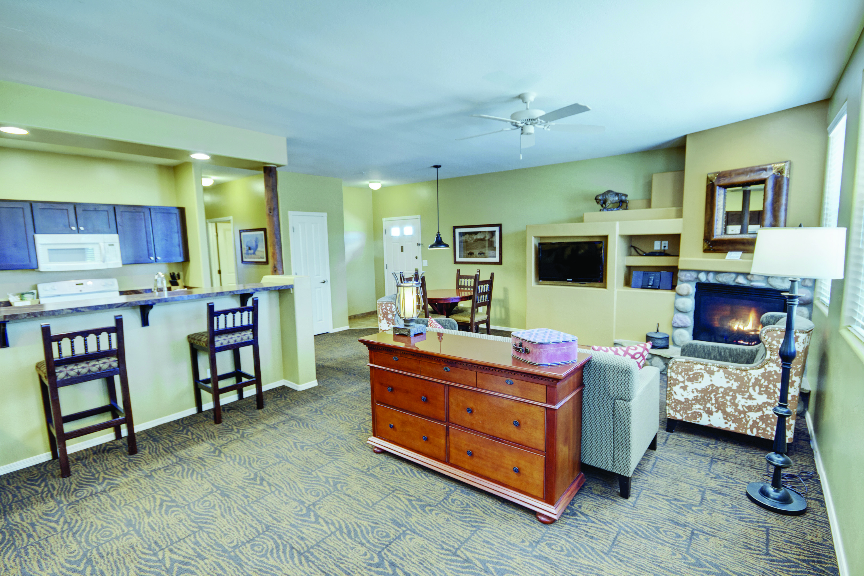 Guest room feature at the WorldMark Bison Ranch in Overgaard, Arizona