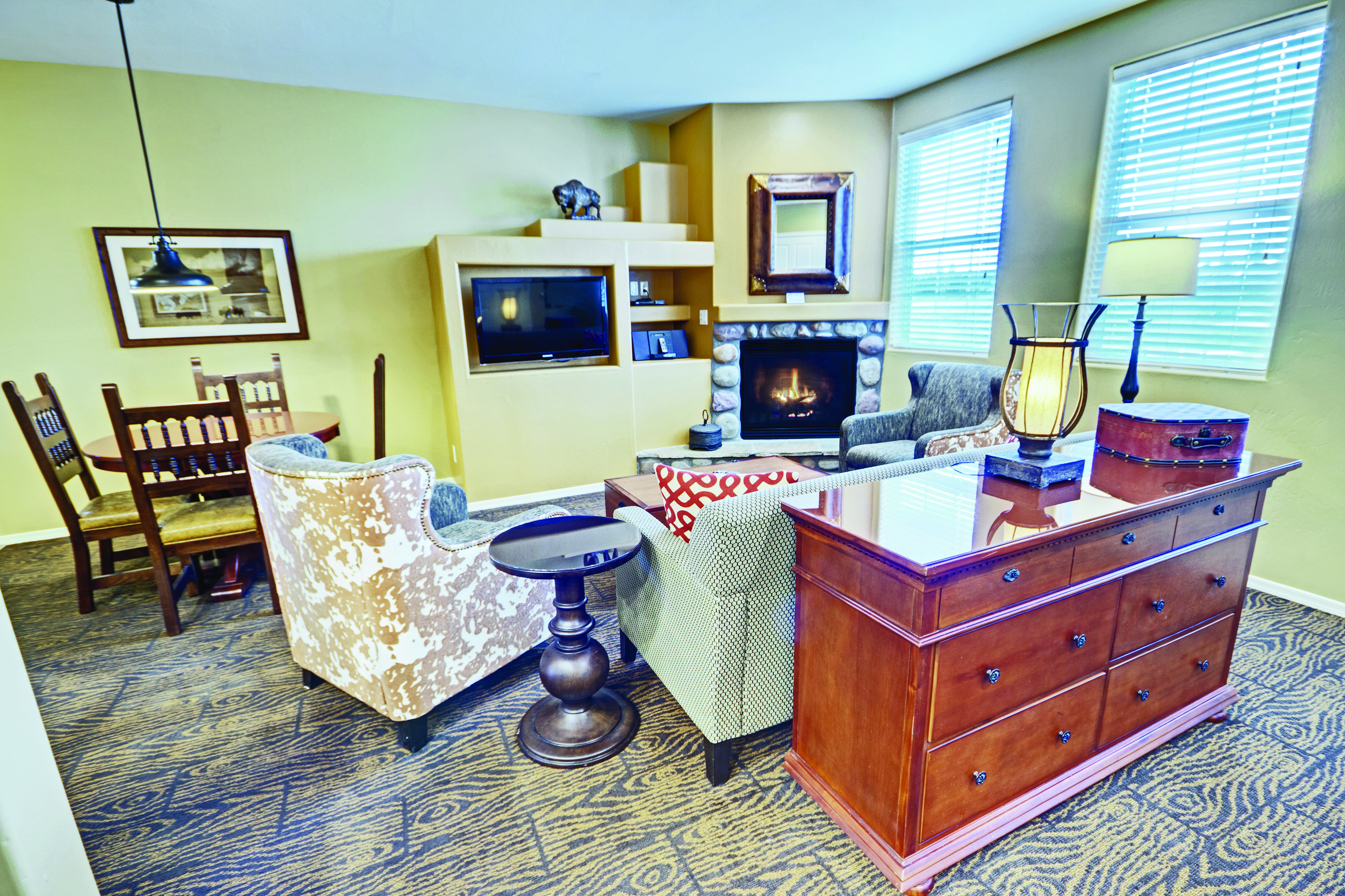 Guest room feature at the WorldMark Bison Ranch in Overgaard, Arizona