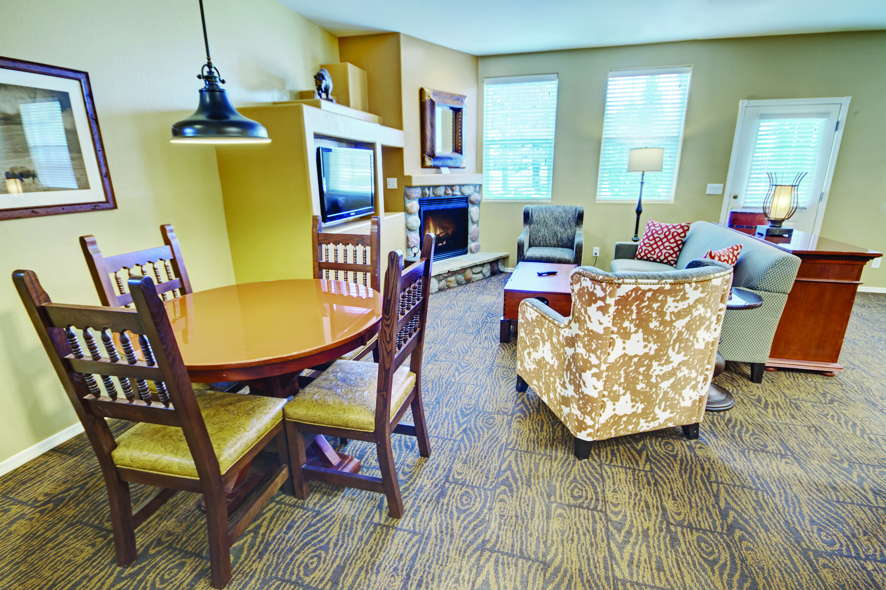 Guest room feature at the WorldMark Bison Ranch in Overgaard, Arizona