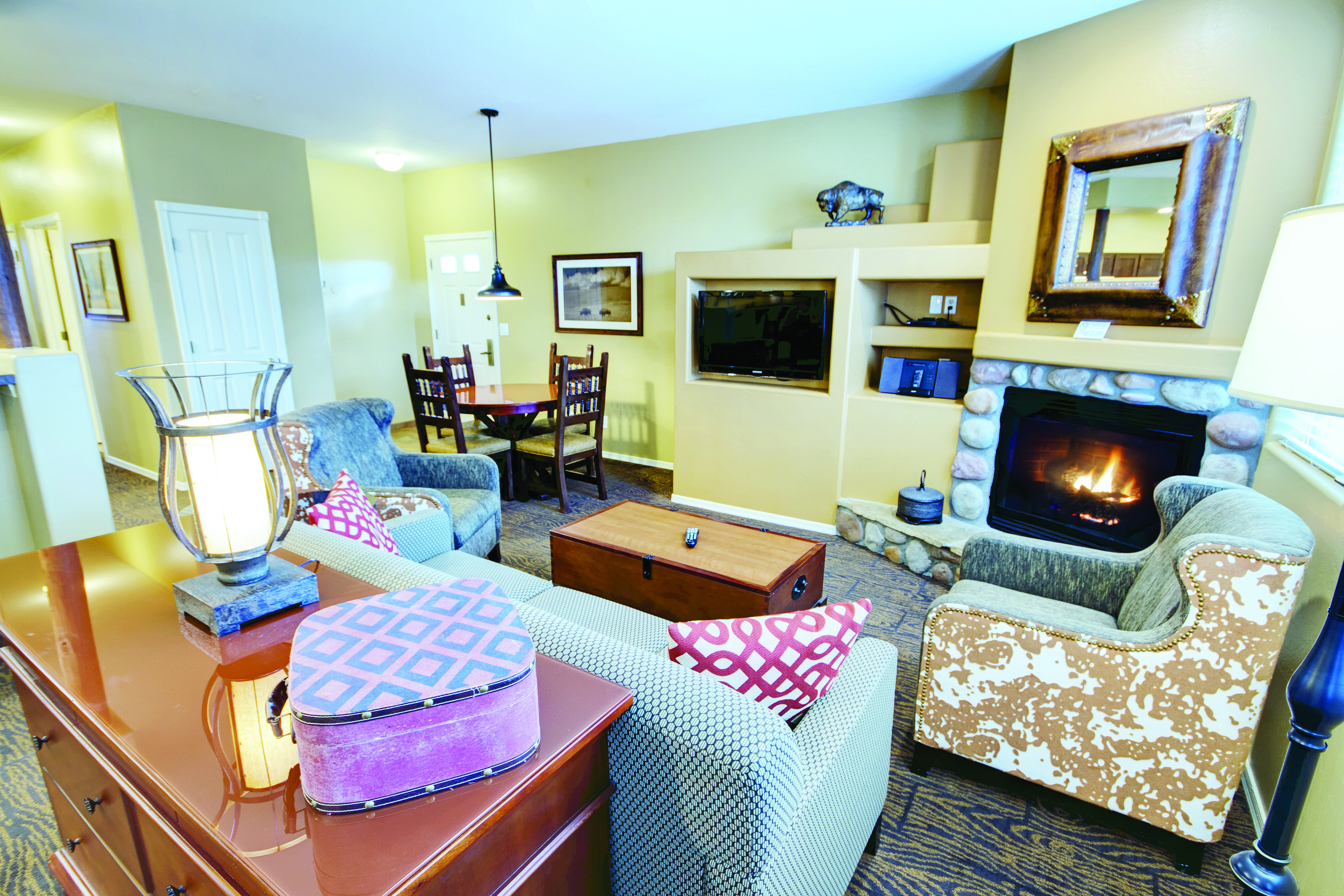 Guest room feature at the WorldMark Bison Ranch in Overgaard, Arizona