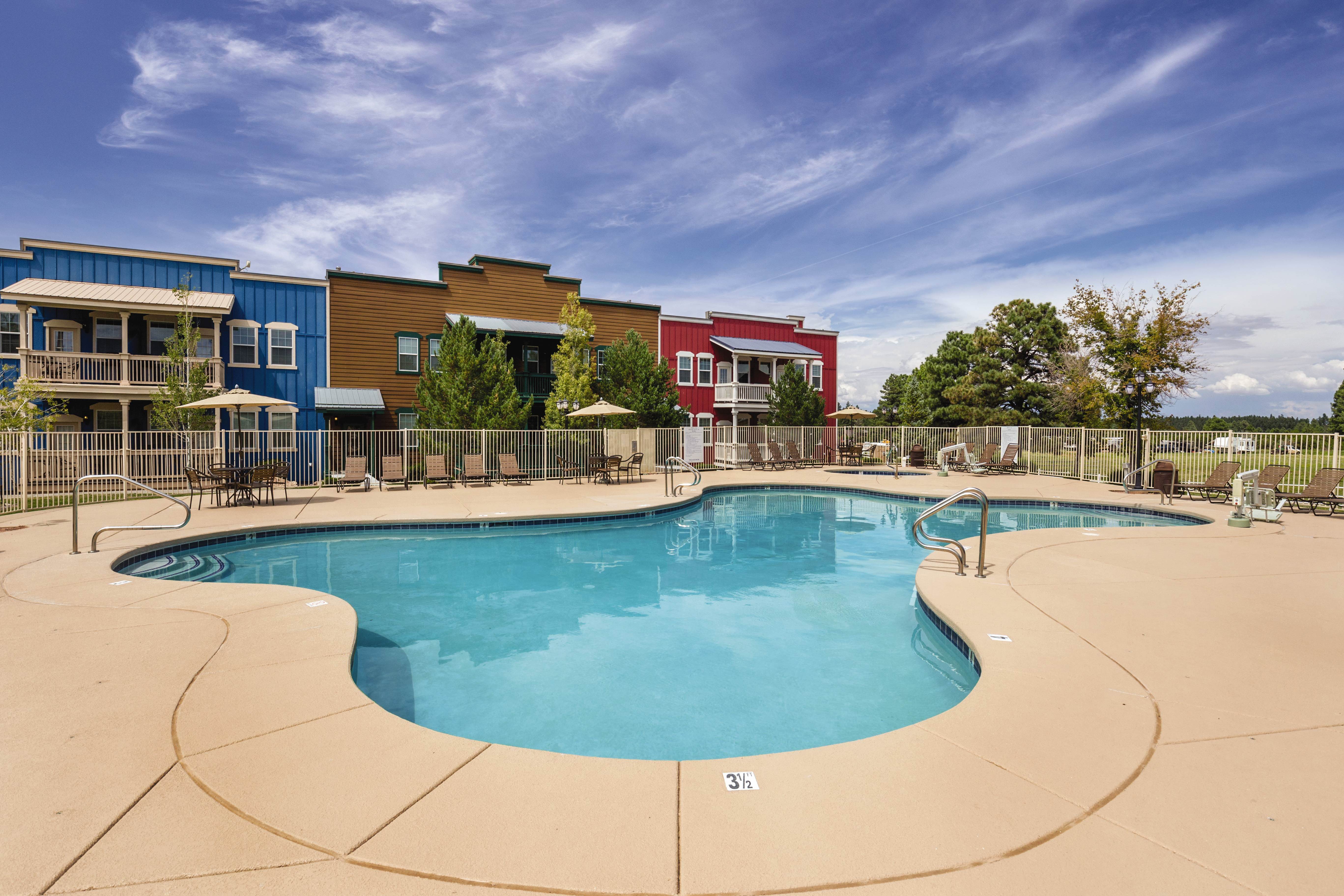 Pool at the WorldMark Bison Ranch in Overgaard, Arizona