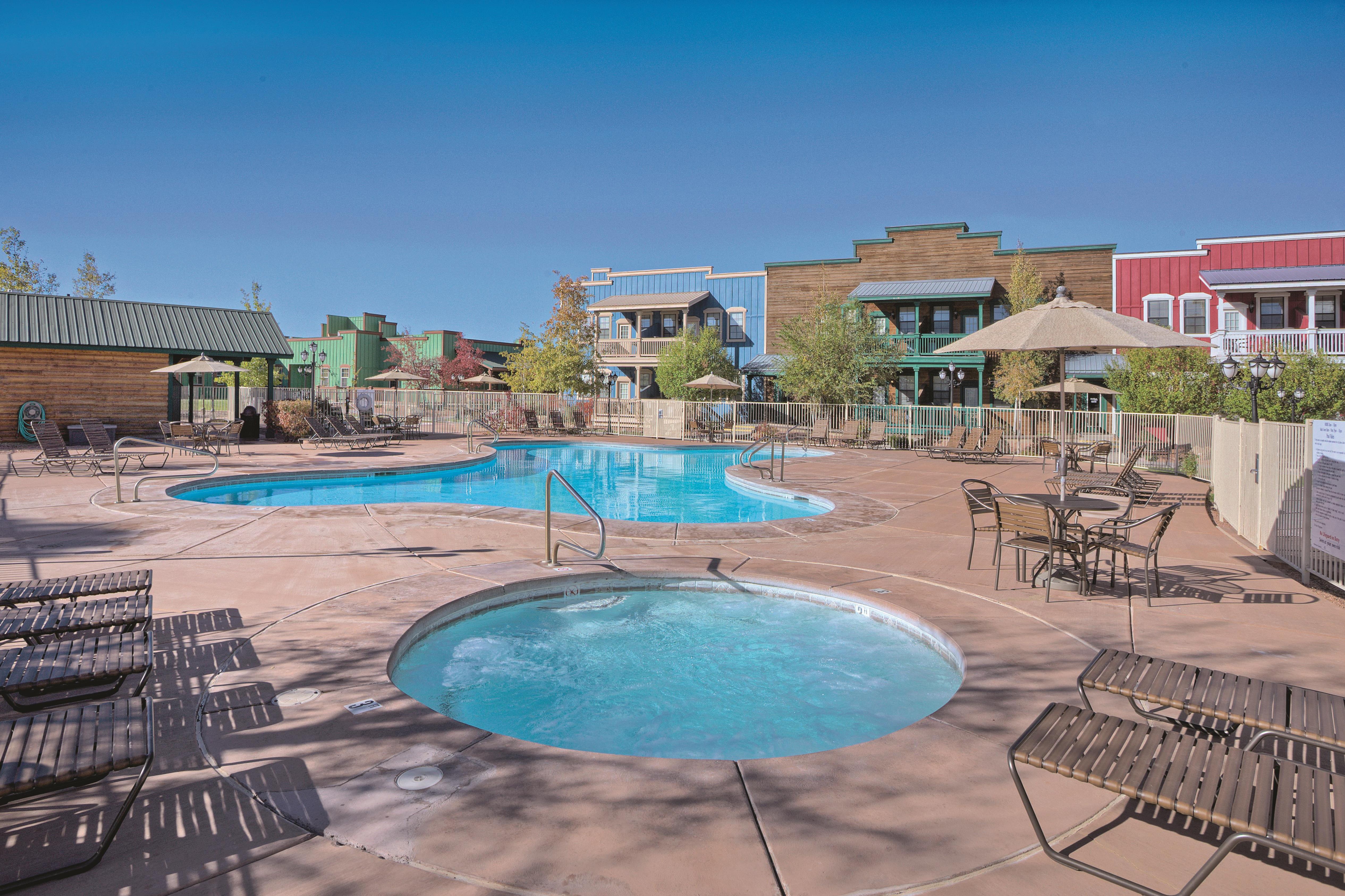 Pool at the WorldMark Bison Ranch in Overgaard, Arizona