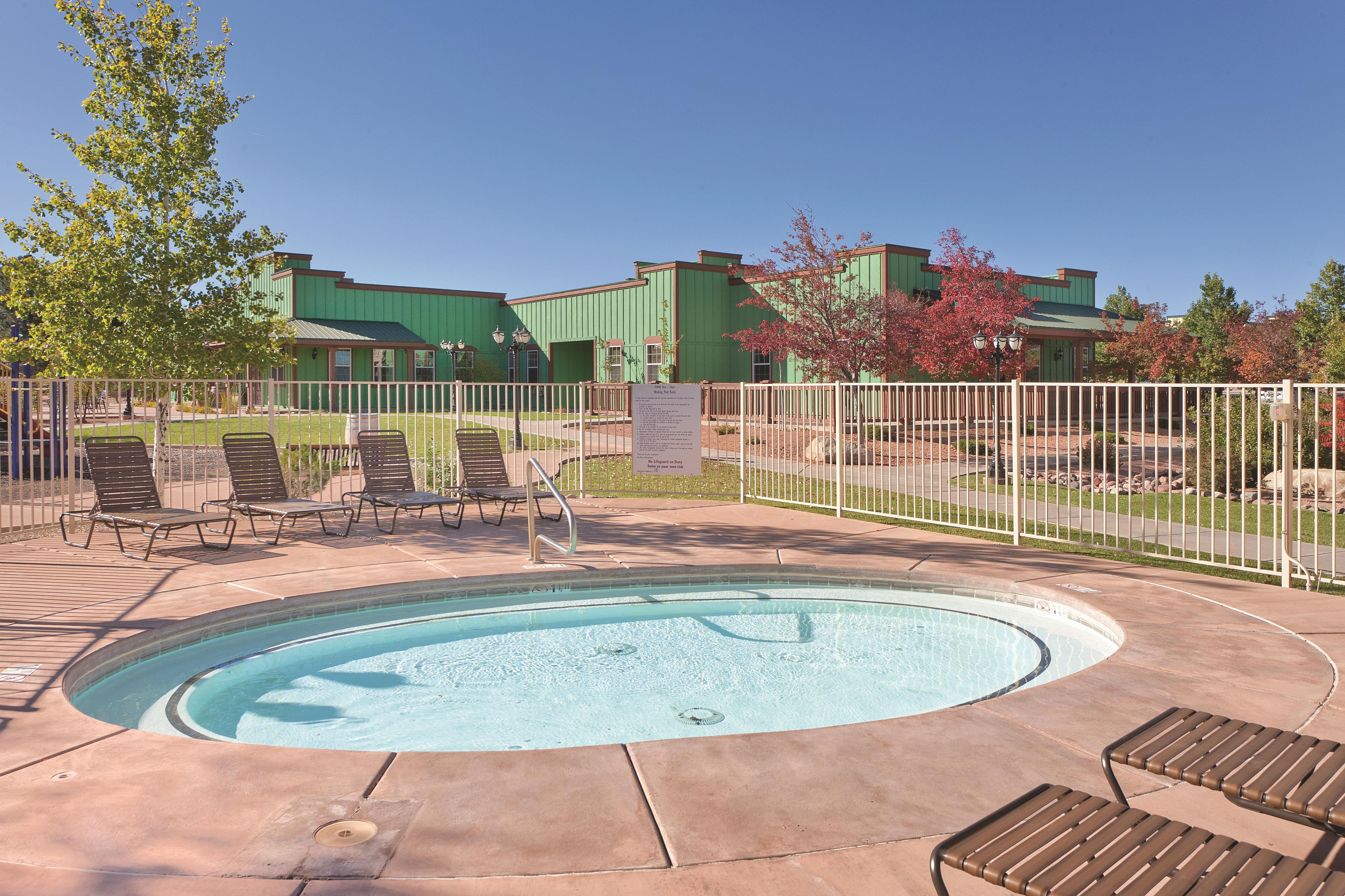 Pool at the WorldMark Bison Ranch in Overgaard, Arizona