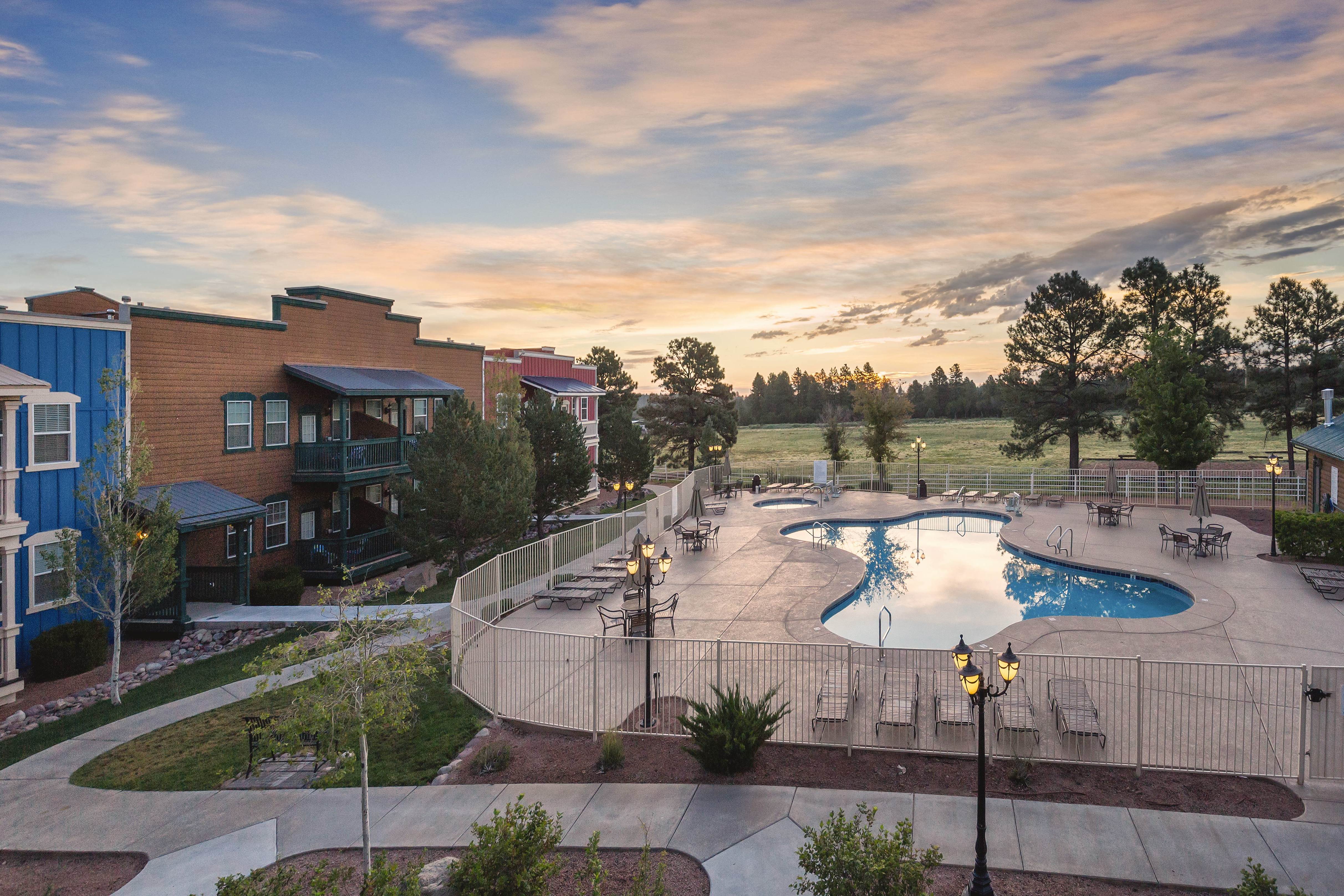 Pool at the WorldMark Bison Ranch in Overgaard, Arizona