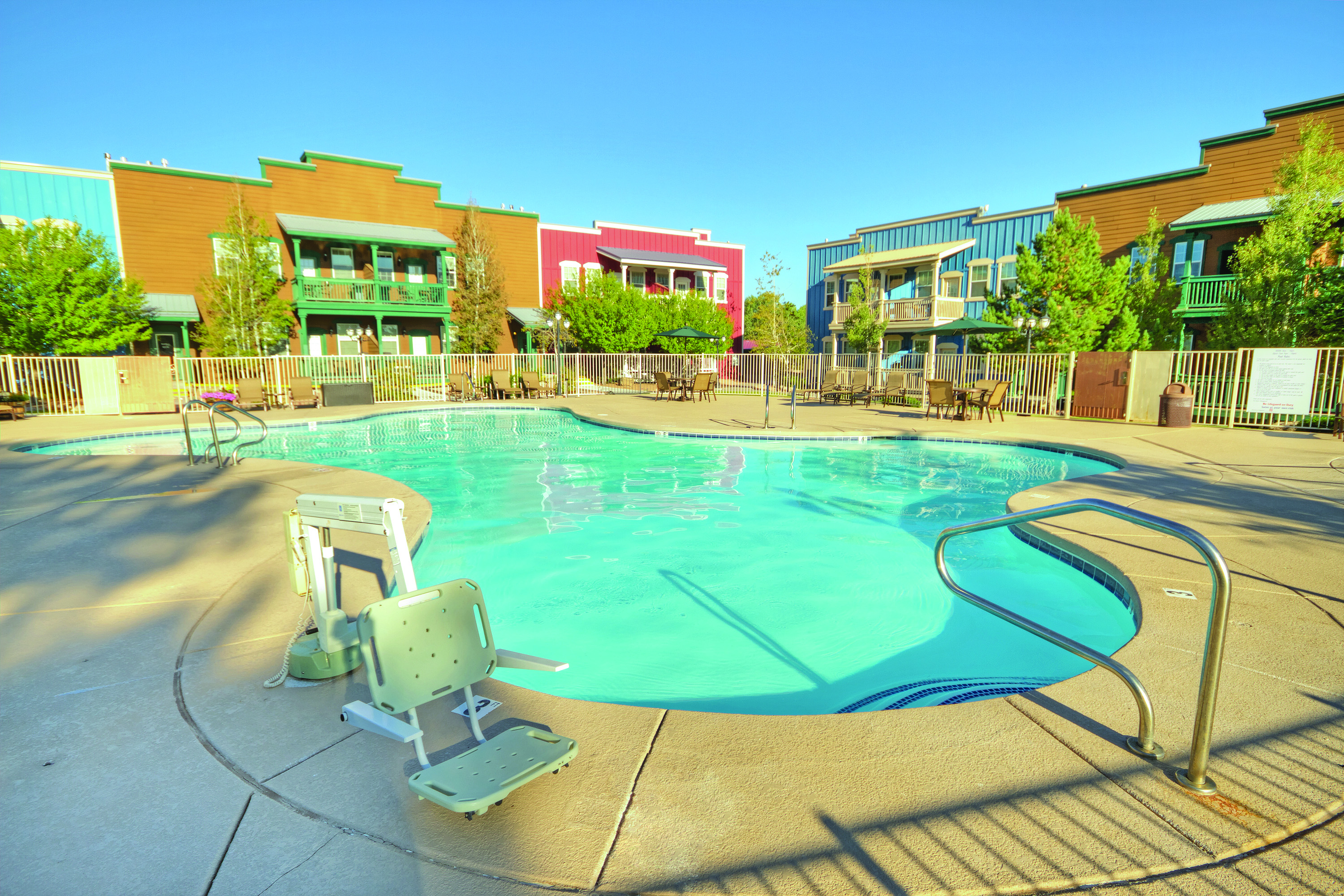 Pool daytime image at the WorldMark Bison Ranch in Overgaard, Arizona