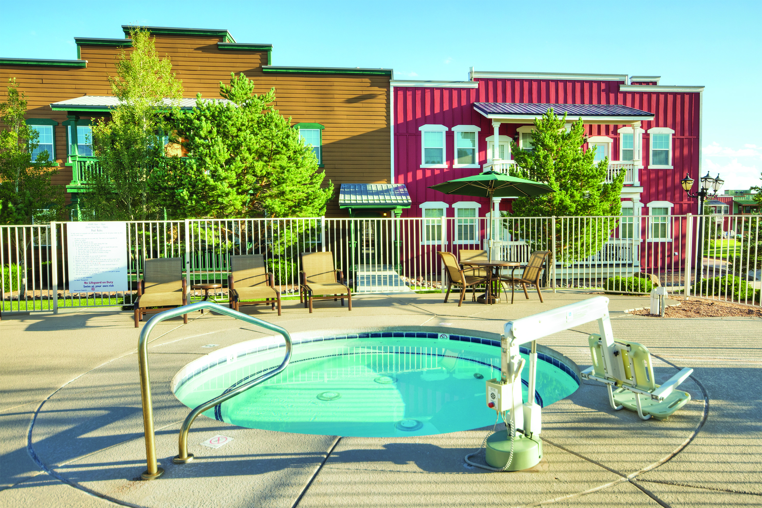 Pool daytime image at the WorldMark Bison Ranch in Overgaard, Arizona