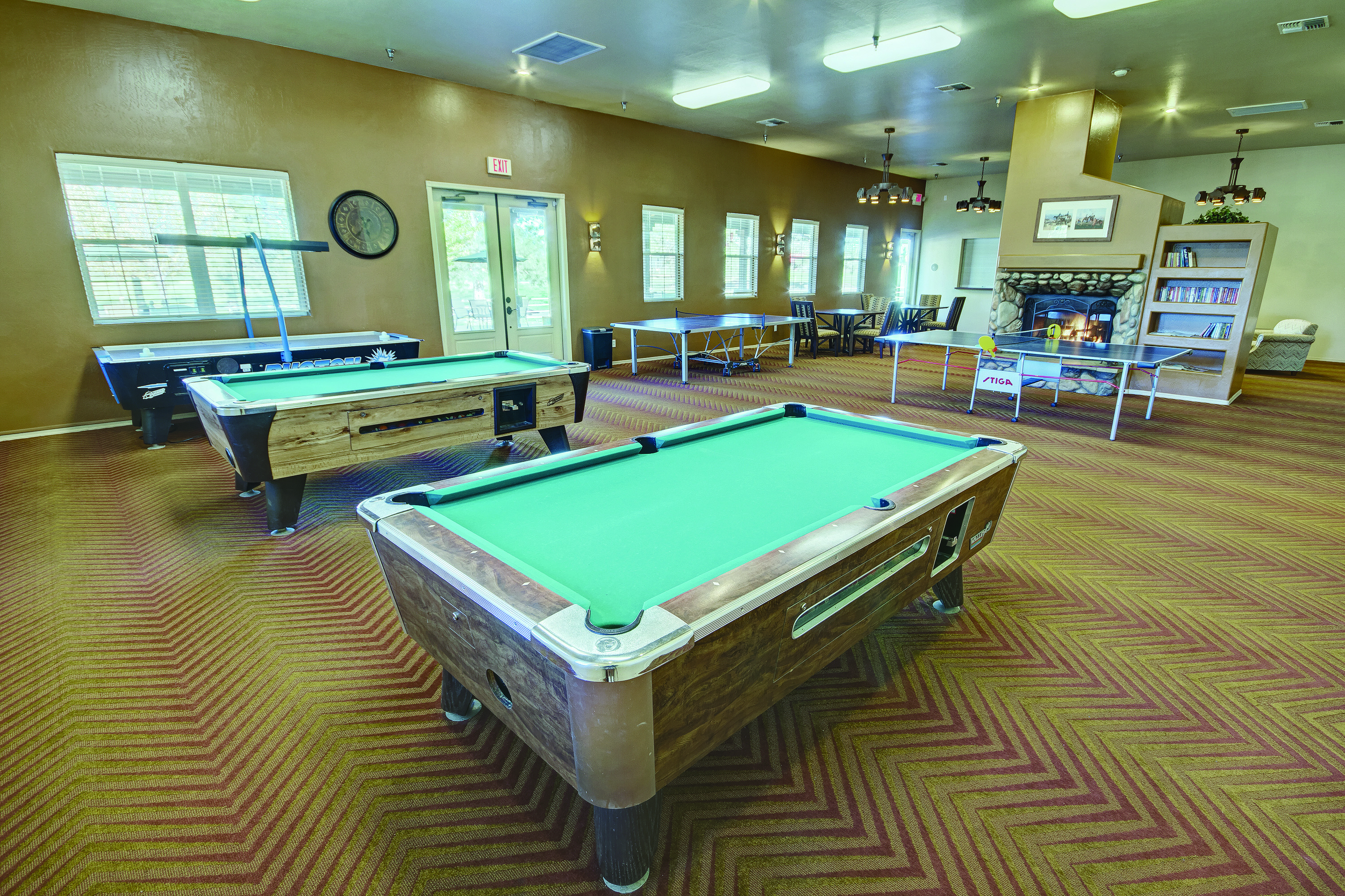 Game room at WorldMark Bison Ranch in Overgaard, Arizona