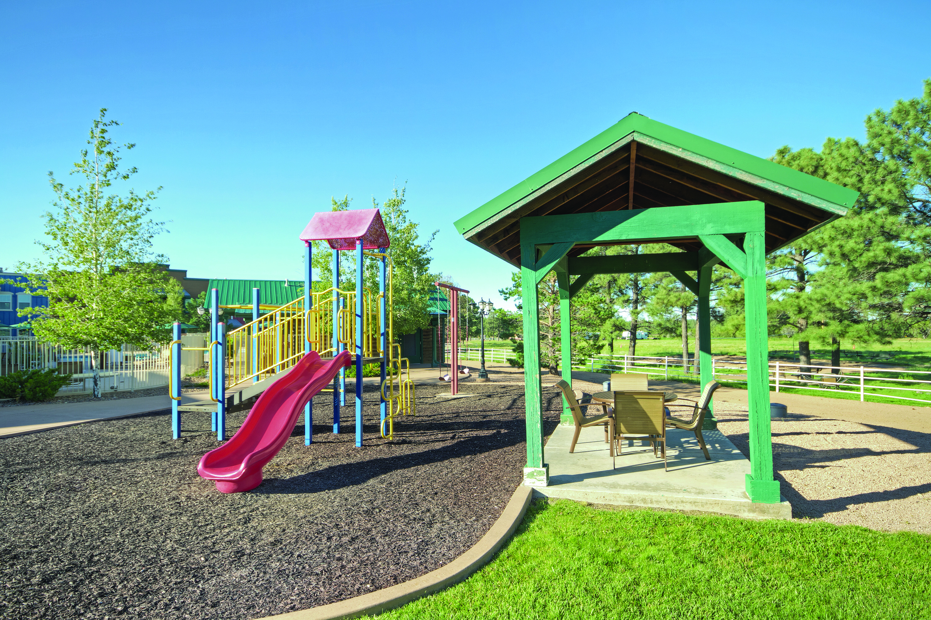 Playground at WorldMark Bison Ranch in Overgaard, Arizona