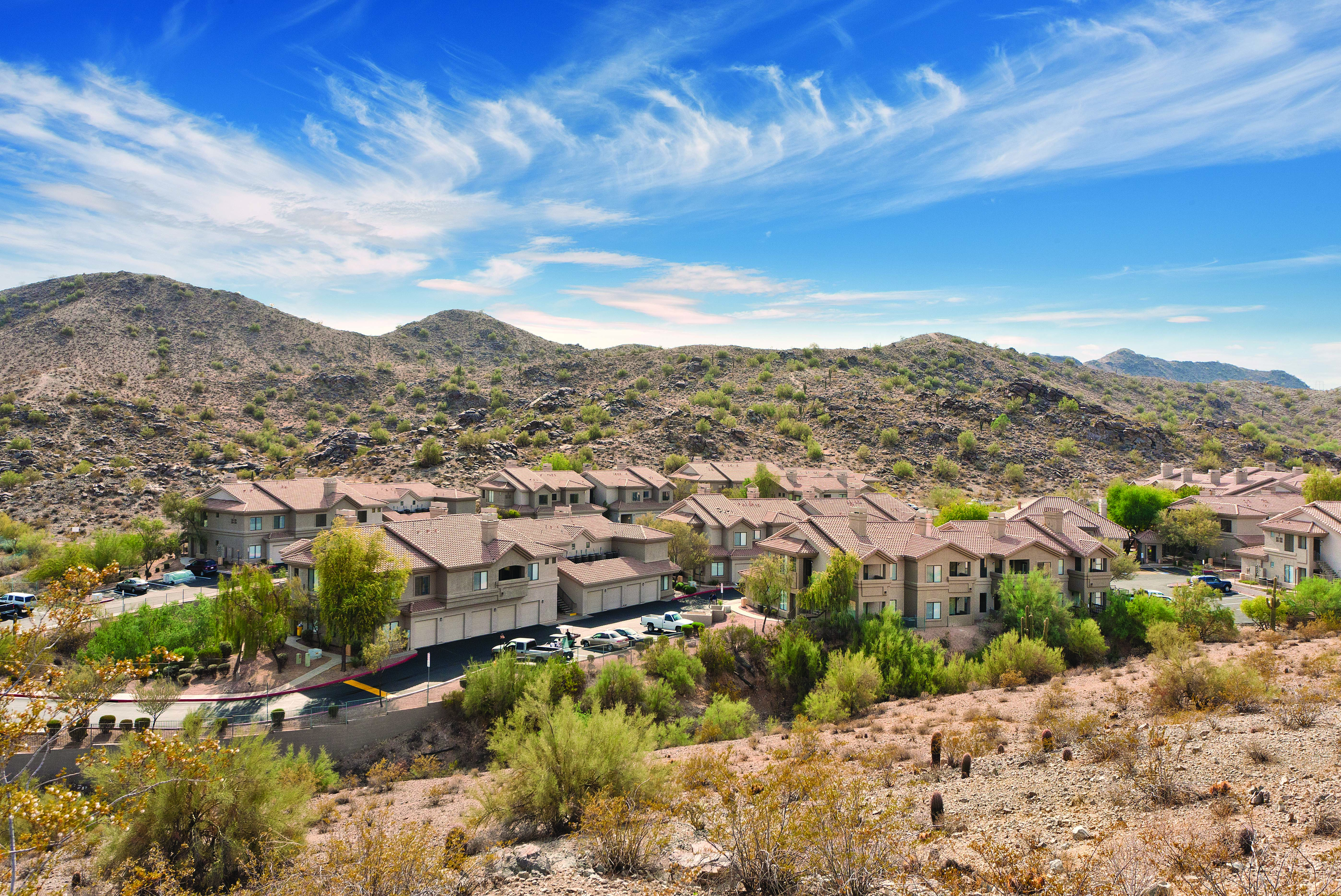 Aerial View of WorldMark Phoenix - South Mountain Preserve hotel in Phoenix, Arizona