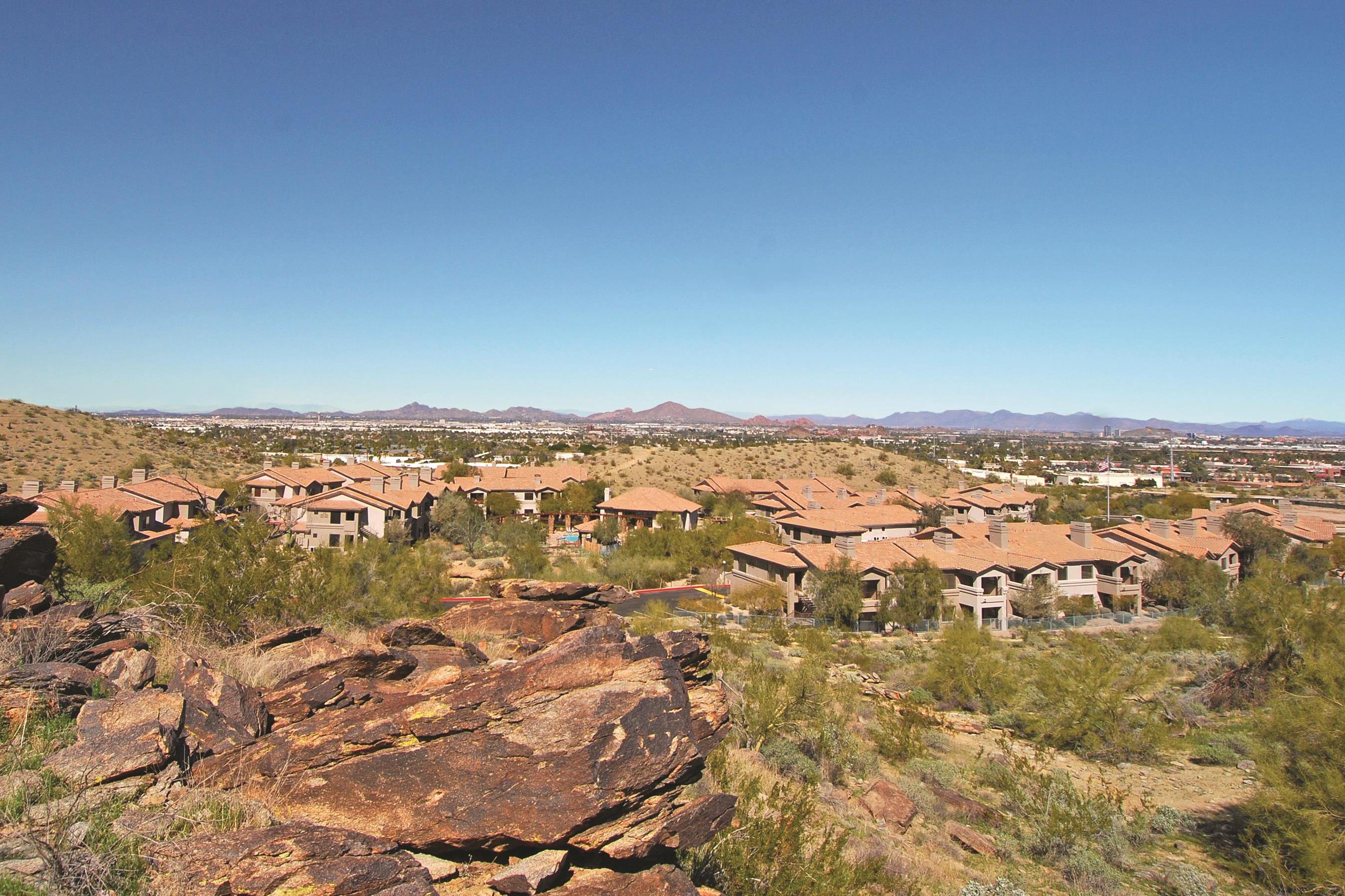 Aerial View of WorldMark Phoenix - South Mountain Preserve hotel in Phoenix, Arizona