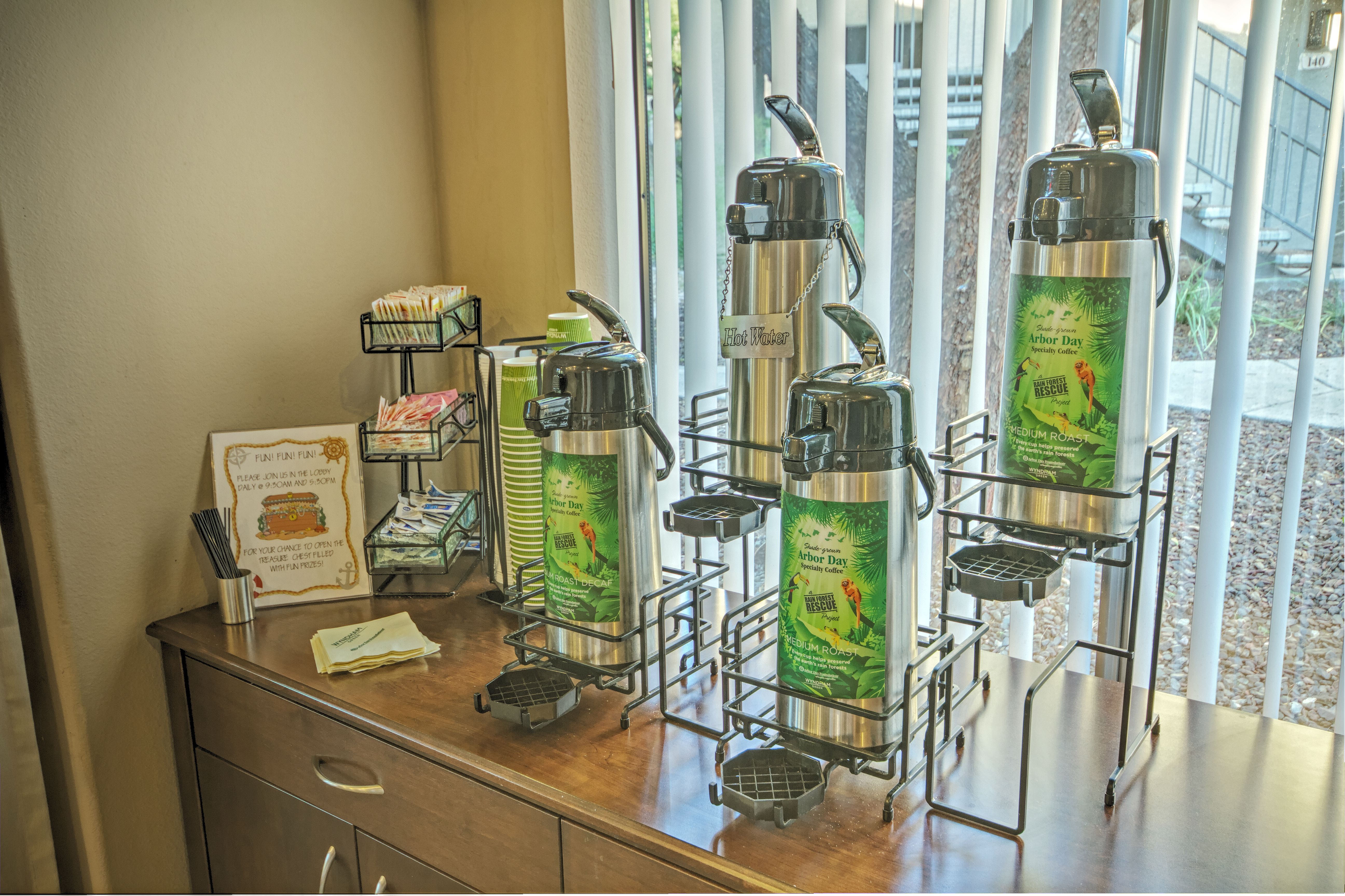 WorldMark Phoenix - South Mountain Preserve restaurant breakfast area close up in Phoenix, Arizona