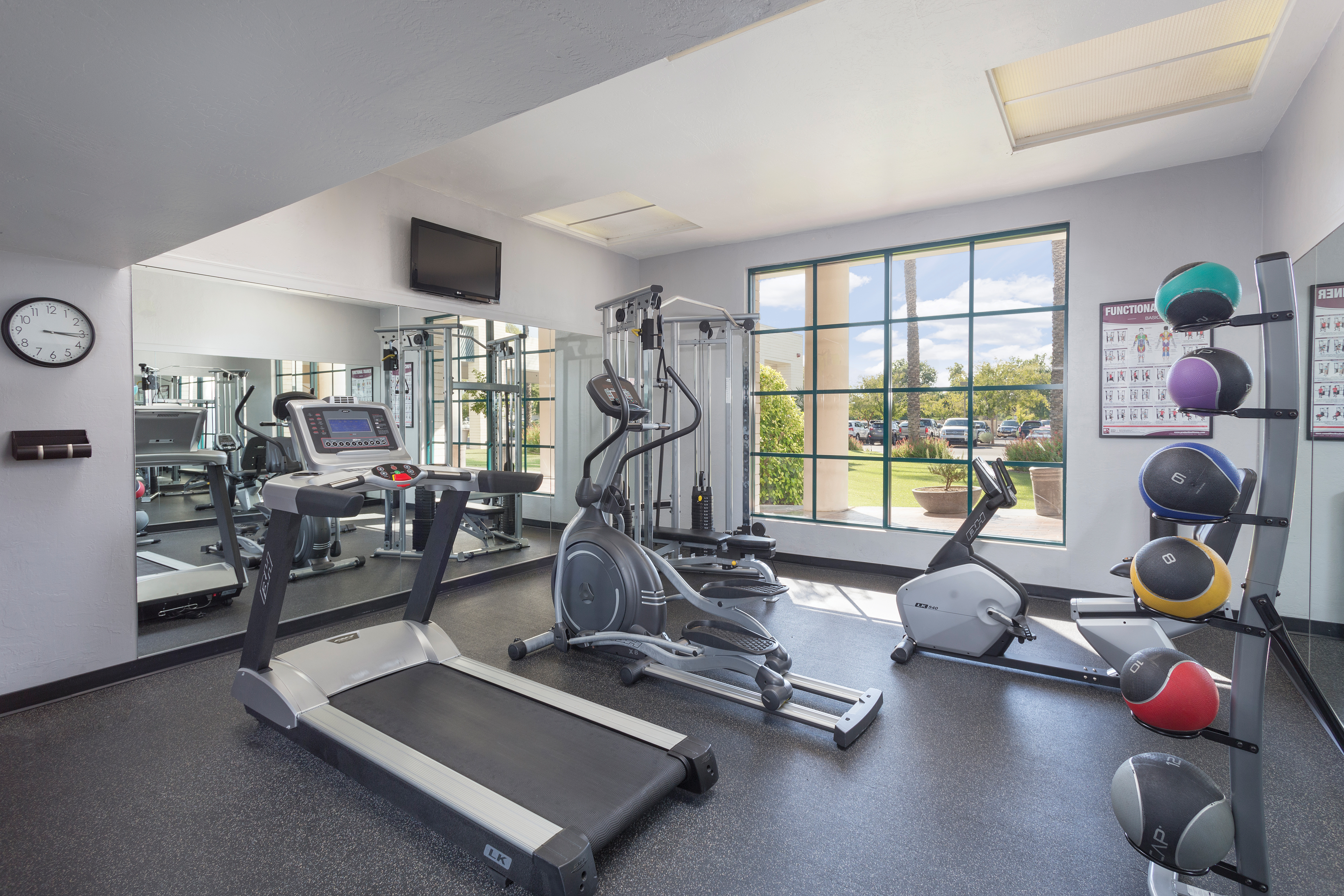 Fitness room at Club Wyndham Orange Tree Resort in Scottsdale, Arizona