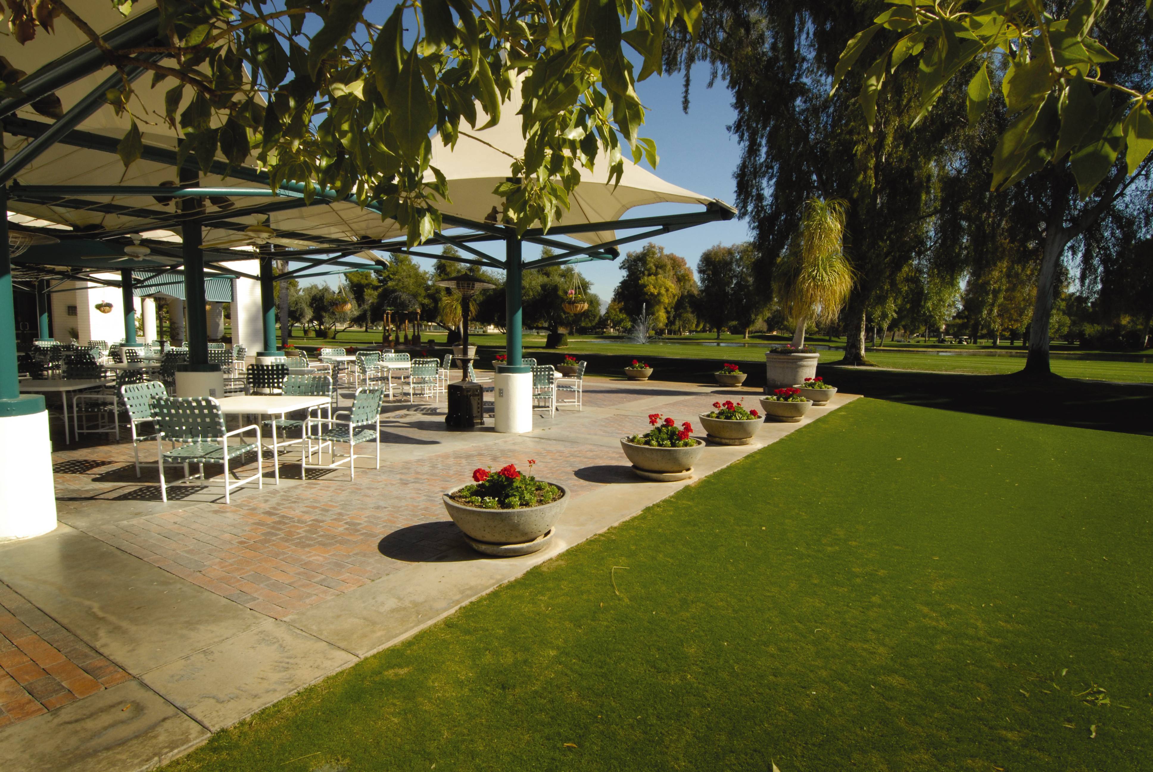 Courtyard at Club Wyndham Orange Tree Resort in Scottsdale, Arizona