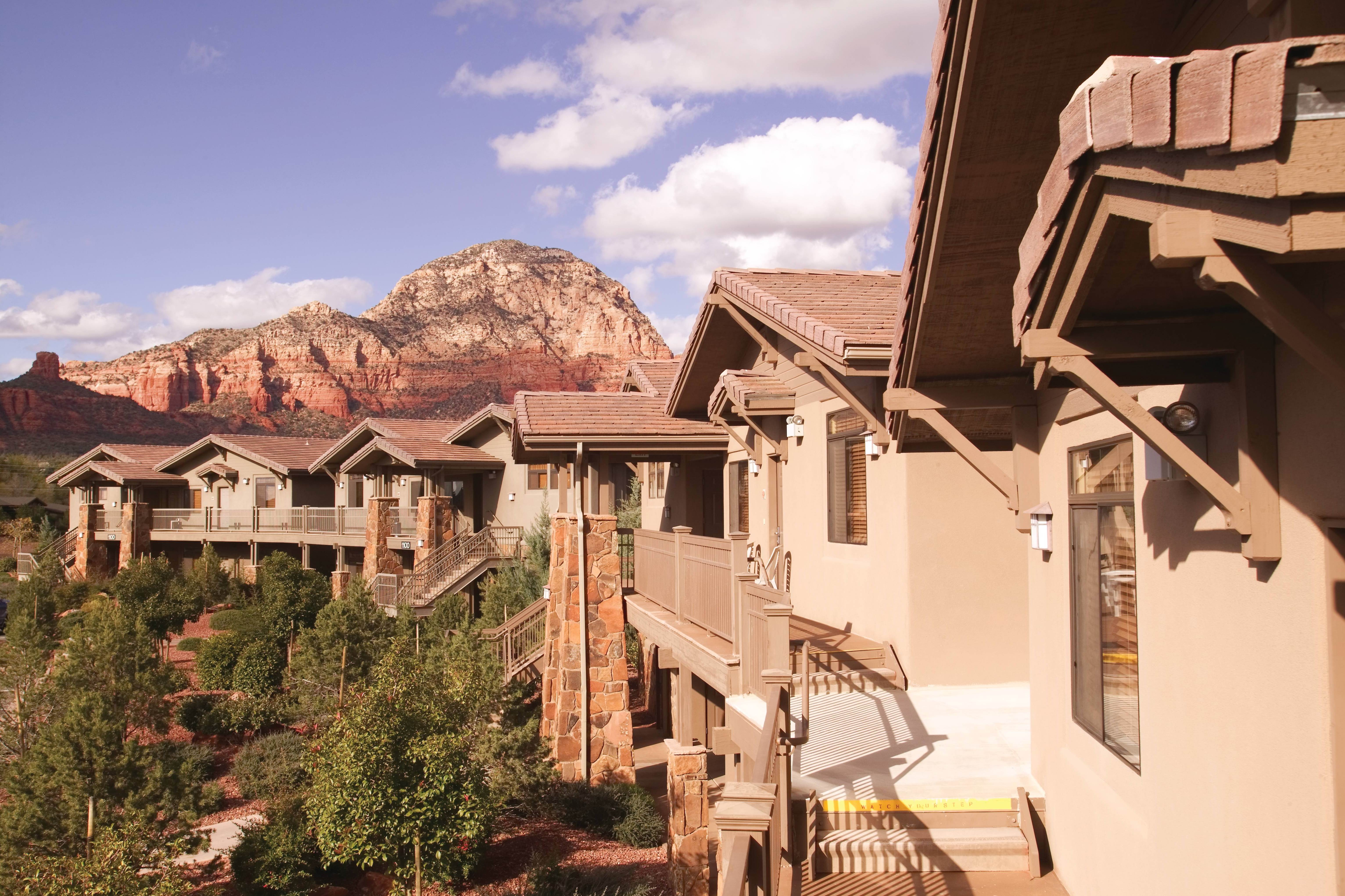 Exterior of Club Wyndham Sedona hotel in Sedona, Arizona