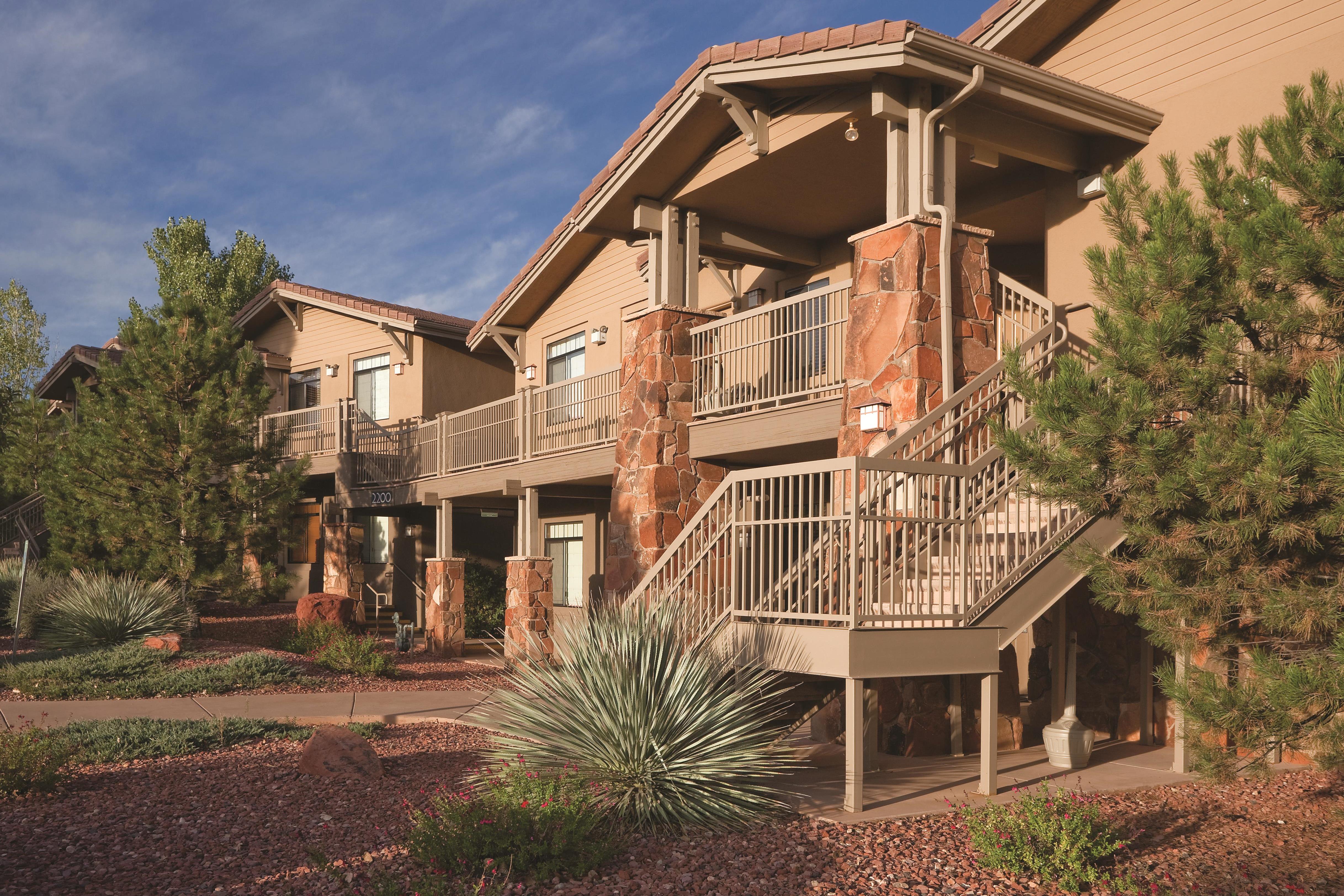 Exterior of Club Wyndham Sedona hotel in Sedona, Arizona