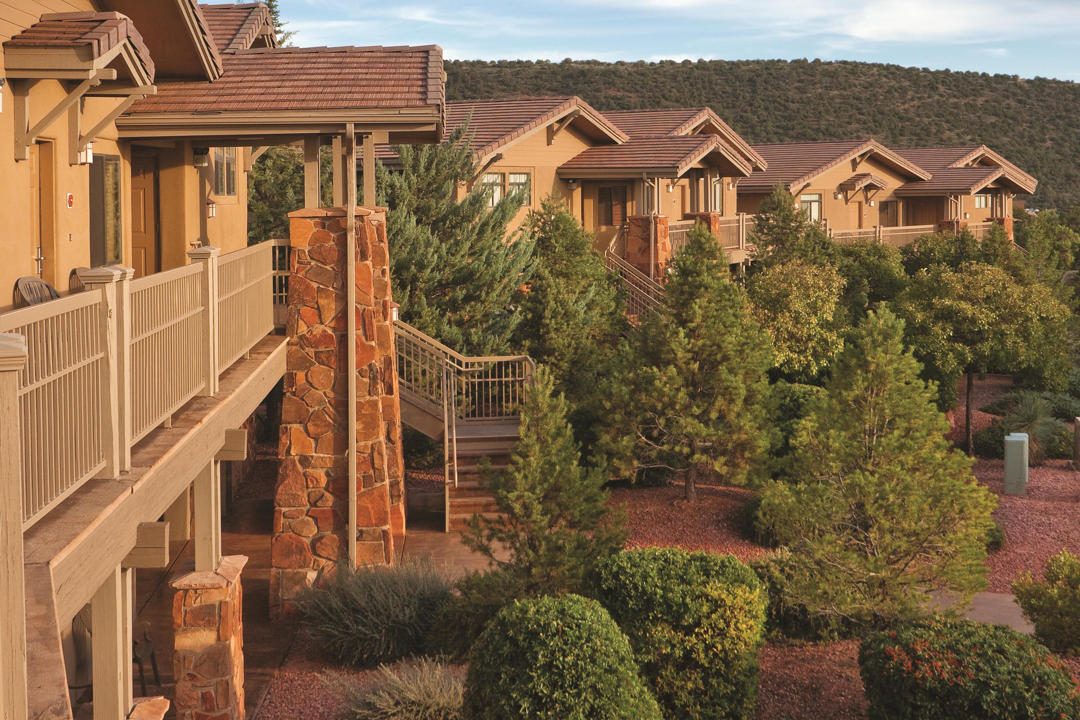 Exterior of Club Wyndham Sedona hotel in Sedona, Arizona
